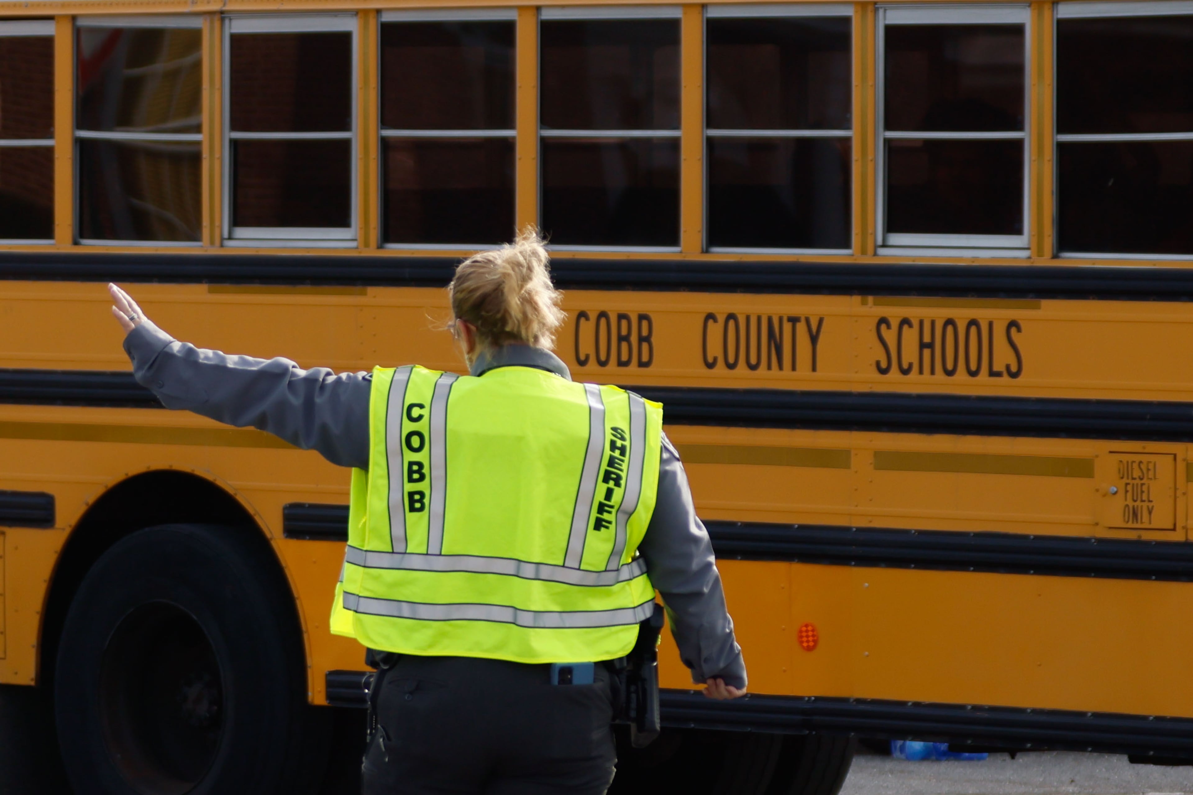 Officials in the Cobb County School District said students who participate in a walkout today to protest the Trump administration's immigration policies will face punishment. (Miguel Martinez/AJC)