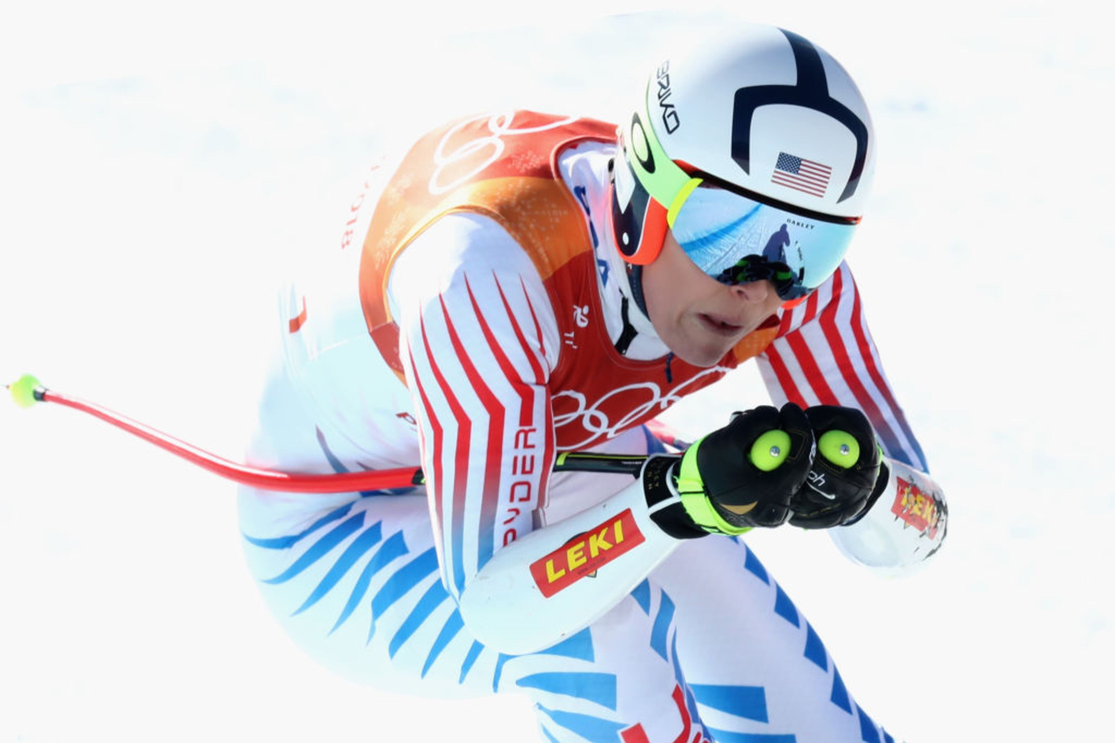 PYEONGCHANG-GUN, SOUTH KOREA - FEBRUARY 17: Lindsey Vonn of the United States competes during the Alpine Skiing Ladies Super-G on day eight of the PyeongChang 2018 Winter Olympic Games at Jeongseon Alpine Centre on February 17, 2018 in Pyeongchang-gun, South Korea.. (Photo by Alexander Hassenstein/Getty Images)