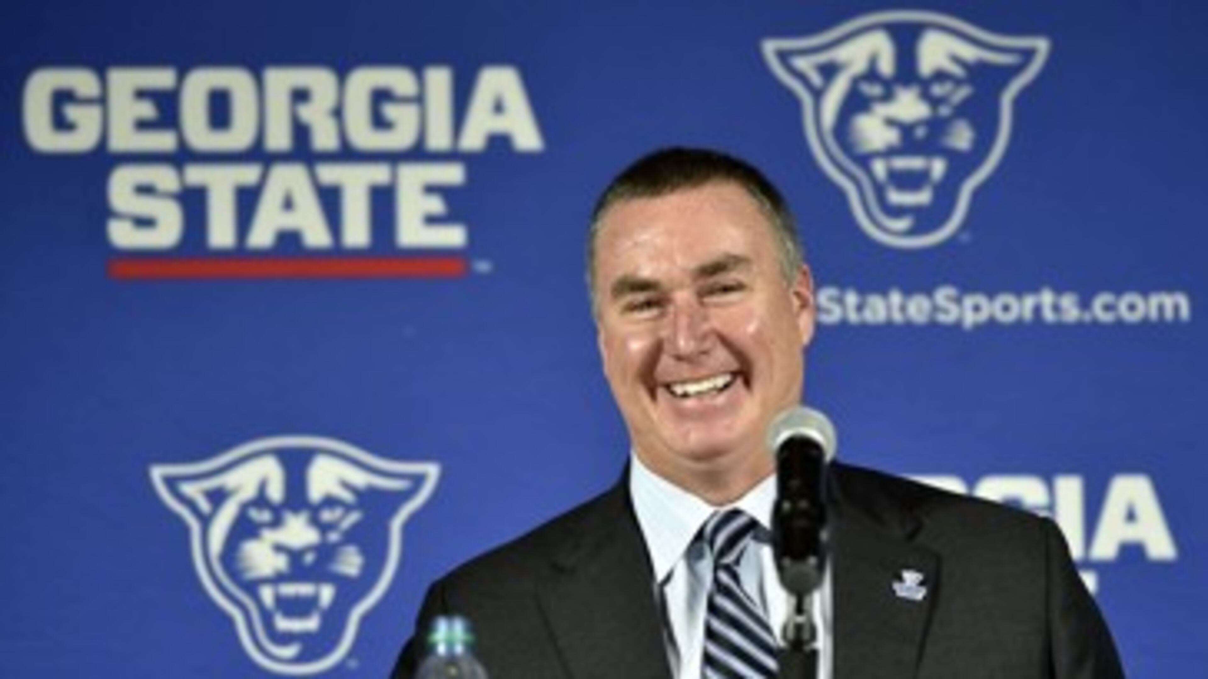 New Georgia State football coach Shawn Elliott. (AJC)