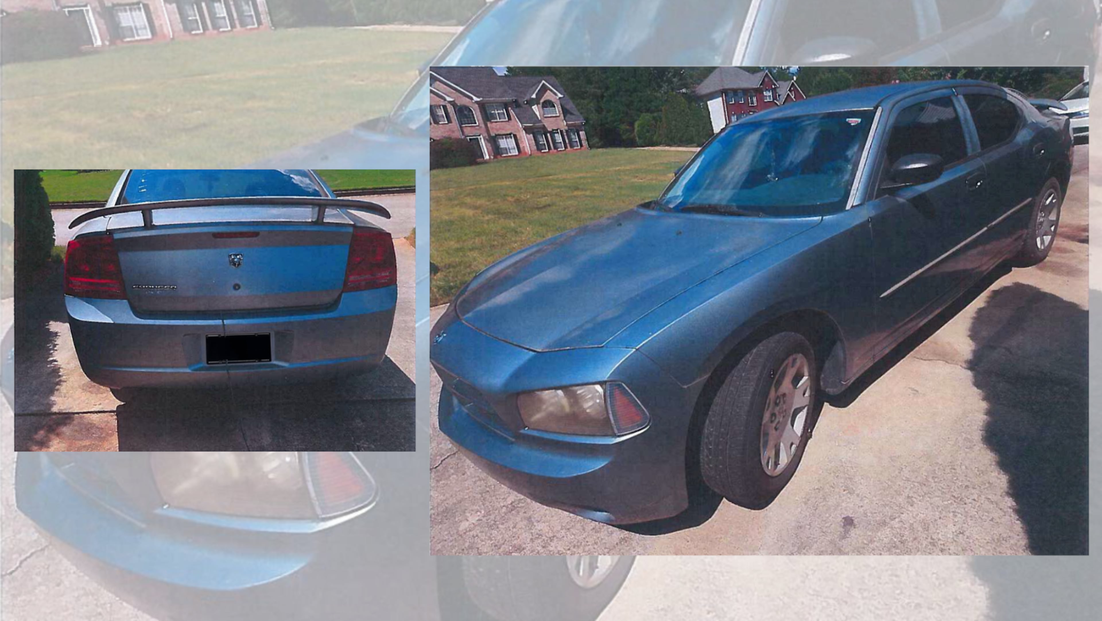 Cameron Livsey drove a Dodge Charger that appeared silver, blue or black depending on lighting, DeKalb County District Attorney Sherry Boston said. (Handout from DeKalb County district attorney's office)