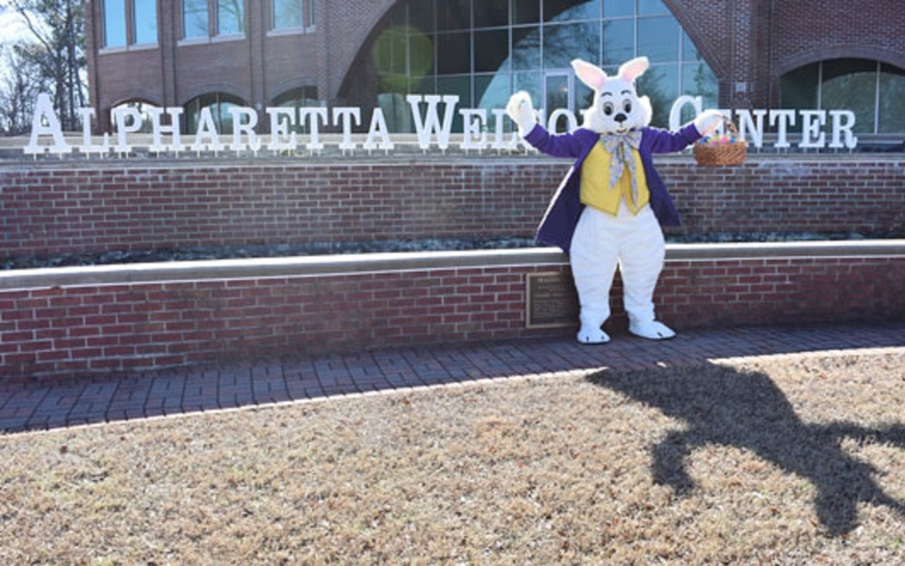 Come out and see the Easter Bunny in Alpharetta this weekend.