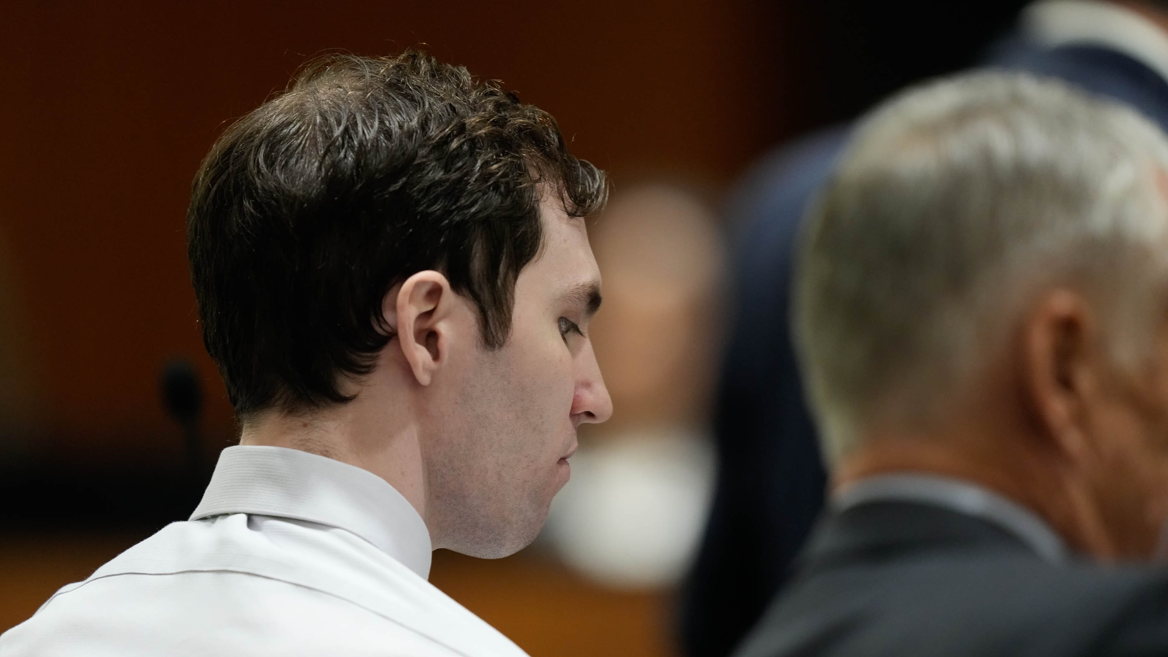 Tyler Robinson, accused in the fatal shooting of Charlie Kirk, appears during a hearing in 4th District Court in Provo, Utah, on Friday, June 12, 2026. (Francisco Kjolseth /The Salt Lake Tribune via AP, Pool)