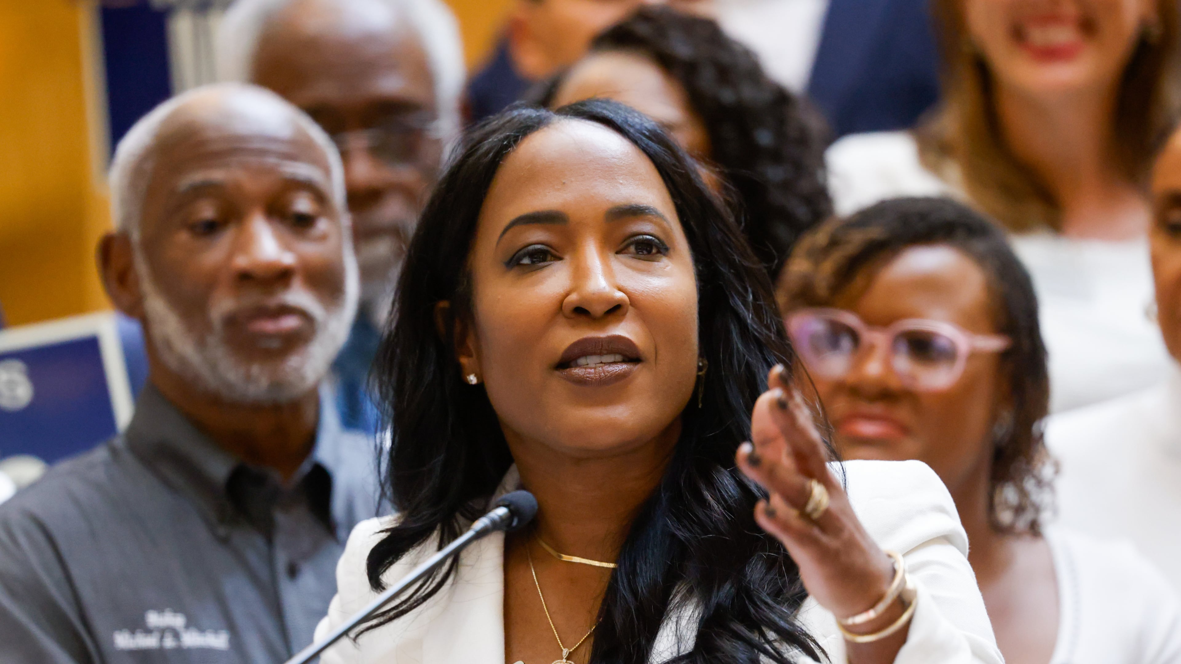 State Rep. Tanya Miller, D-Atlanta, is the Democratic nominee for attorney general. (Arvin Temkar/AJC)
