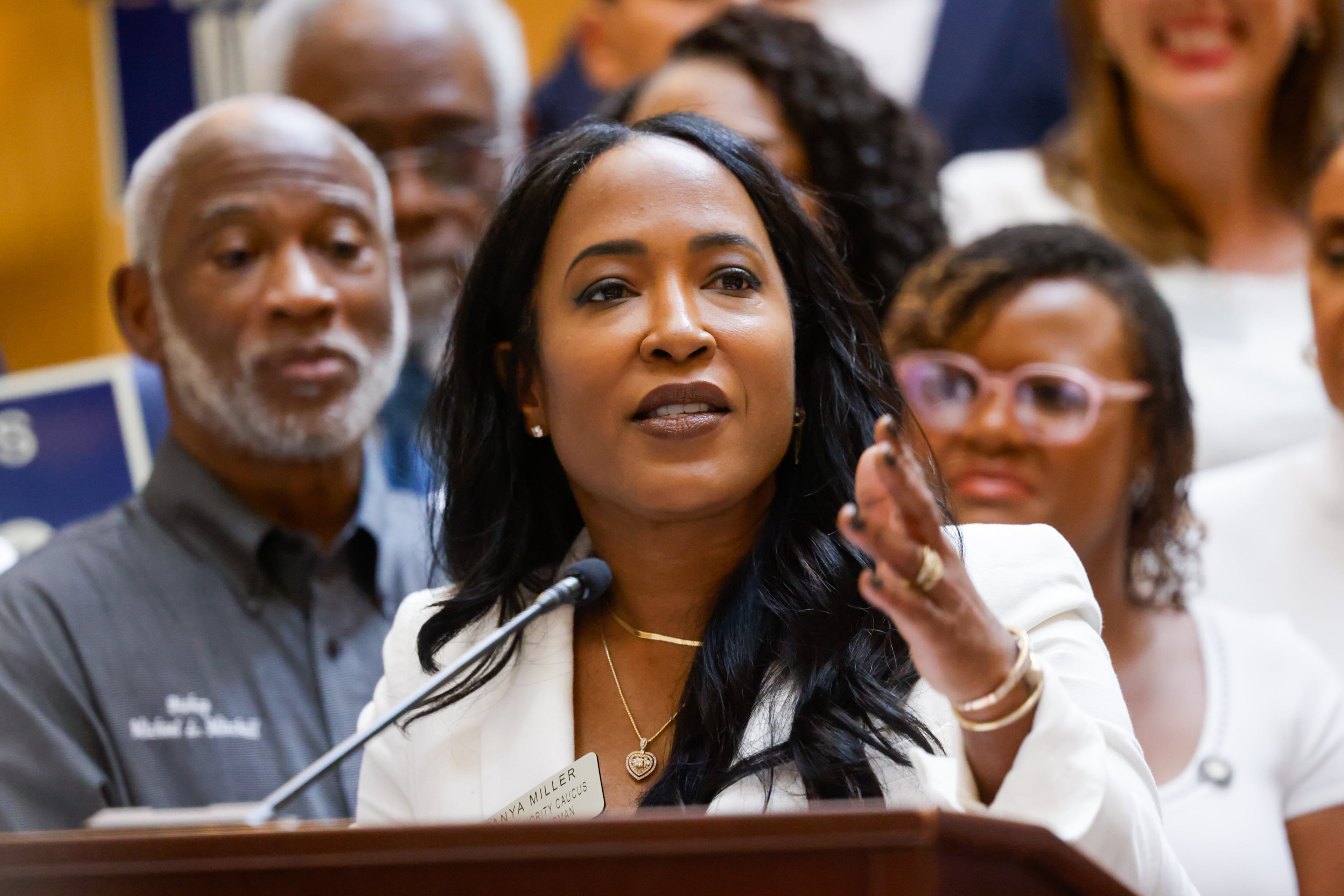 State Rep. Tanya Miller, D-Atlanta, is the Democratic nominee for attorney general. (Arvin Temkar/AJC)