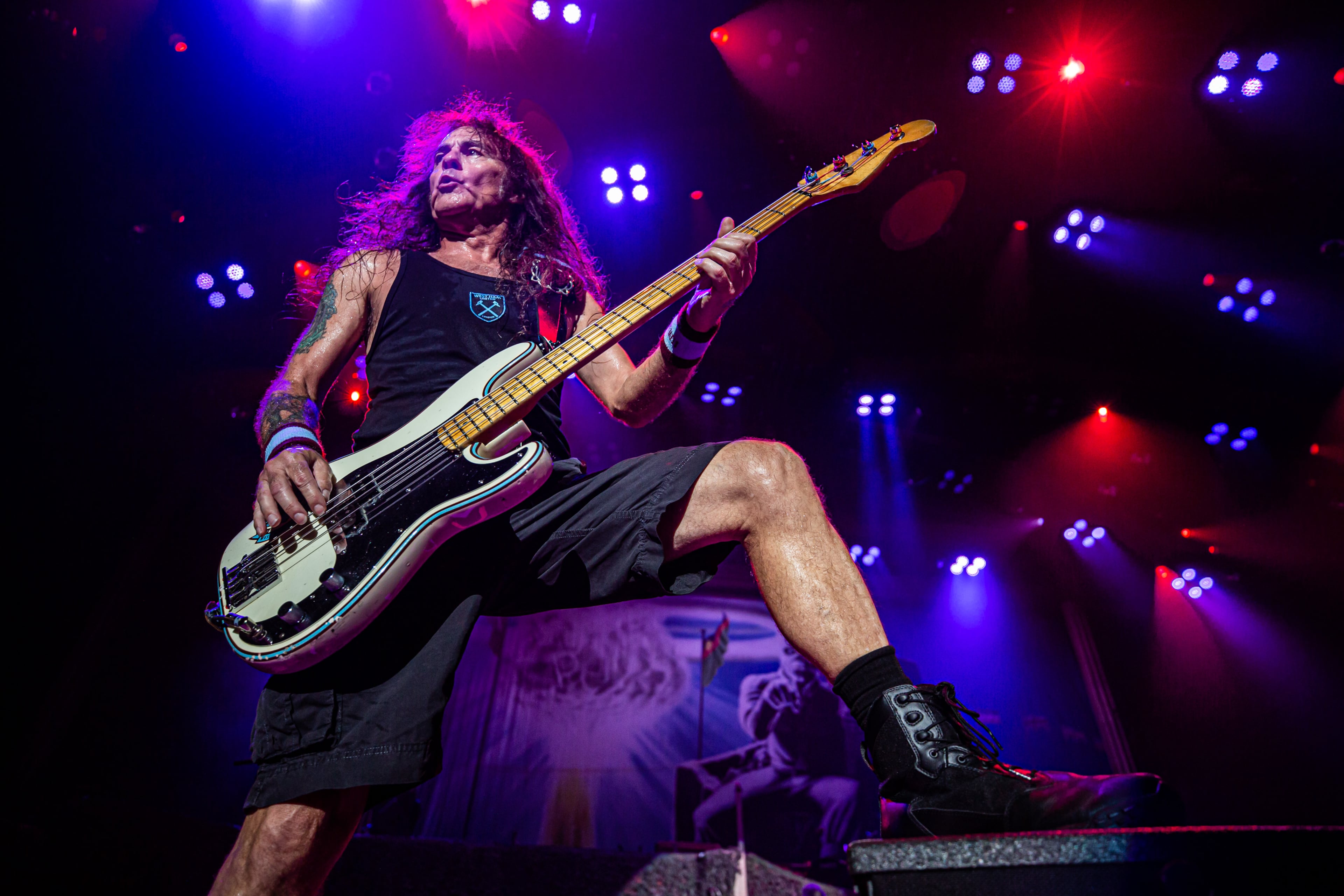 Iron Maiden packed Cellairis Amphitheatre at Lakewood on July 21, 2019, and played a 16-song, career-spanning setlist. Photo: Ryan Fleisher/Special to the AJC