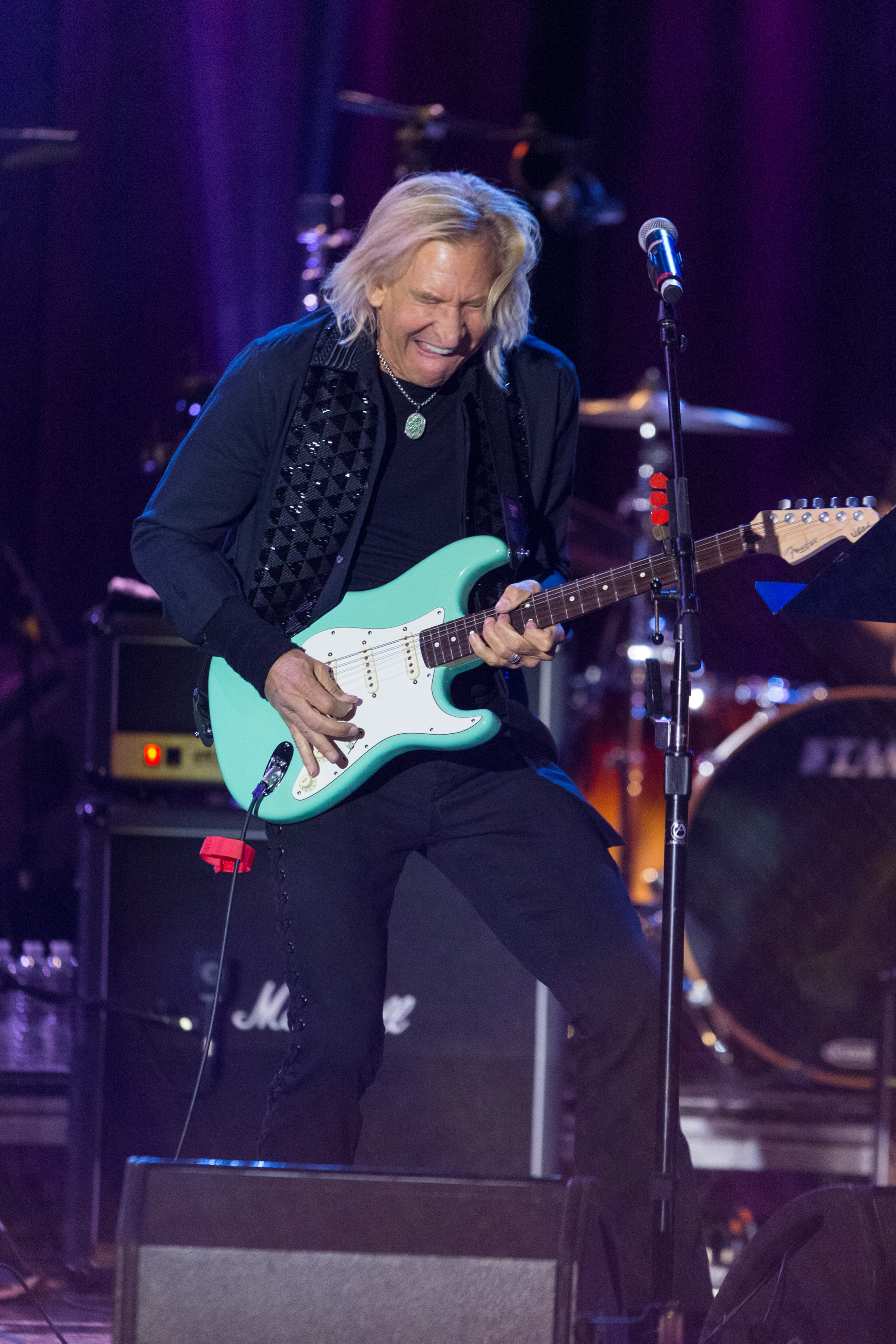 Musician Joe Walsh performs on stage during the David Lynch Foundation Honors Ringo Star "A Lifetime of Peace & Love" event held at the El Rey Theatre on Monday, Jan. 20, 2014, in Los Angeles.