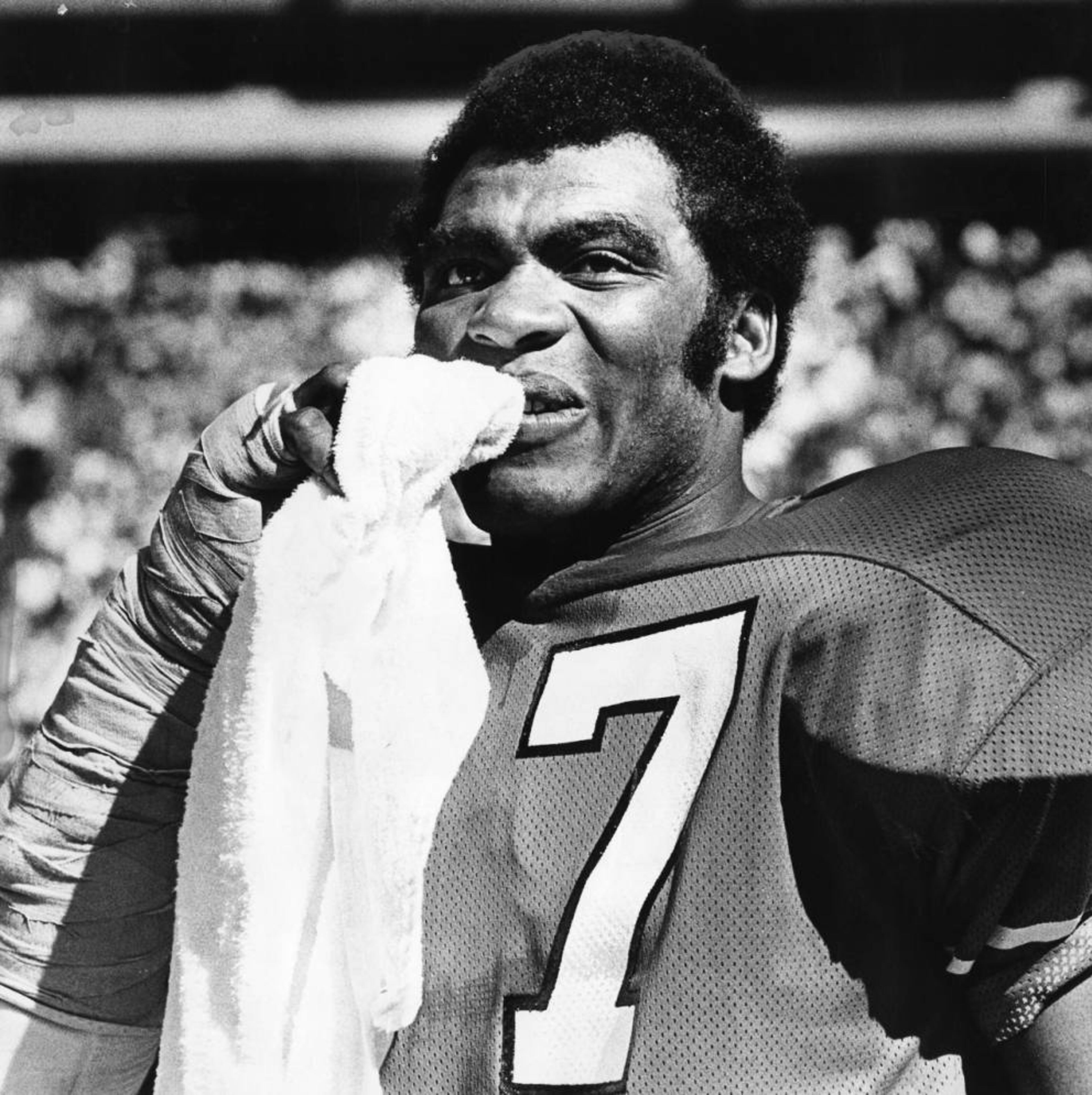 Atlanta Falcons' Claude Humphrey in October 1972. Bill Grimes/AJC file