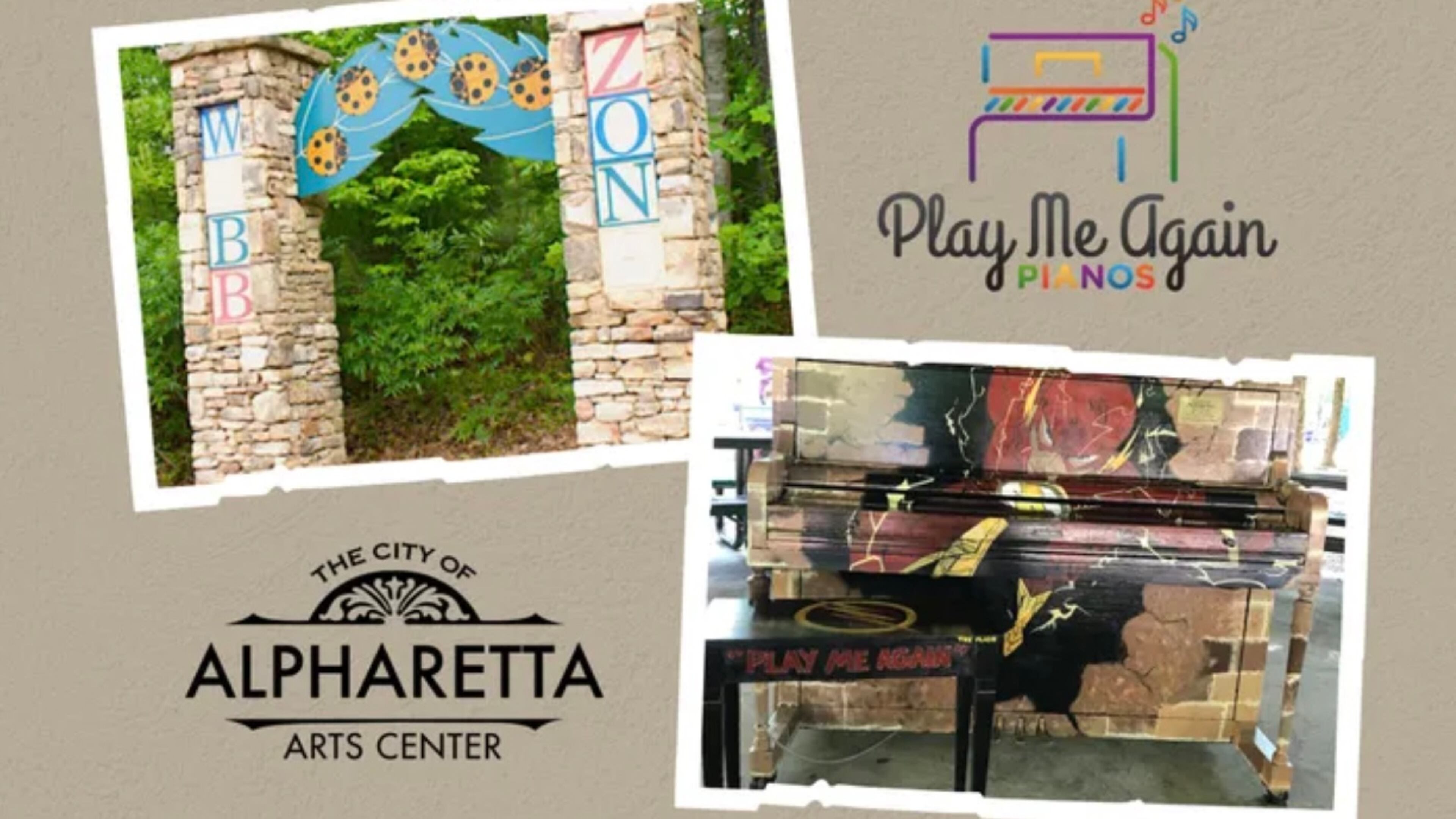 Play Me Again Pianos is raising $2,000 to replace the piano known as ‘Barry’ at Webb Bridge Park in Alpharetta. (Courtesy Play Me Again Pianos)