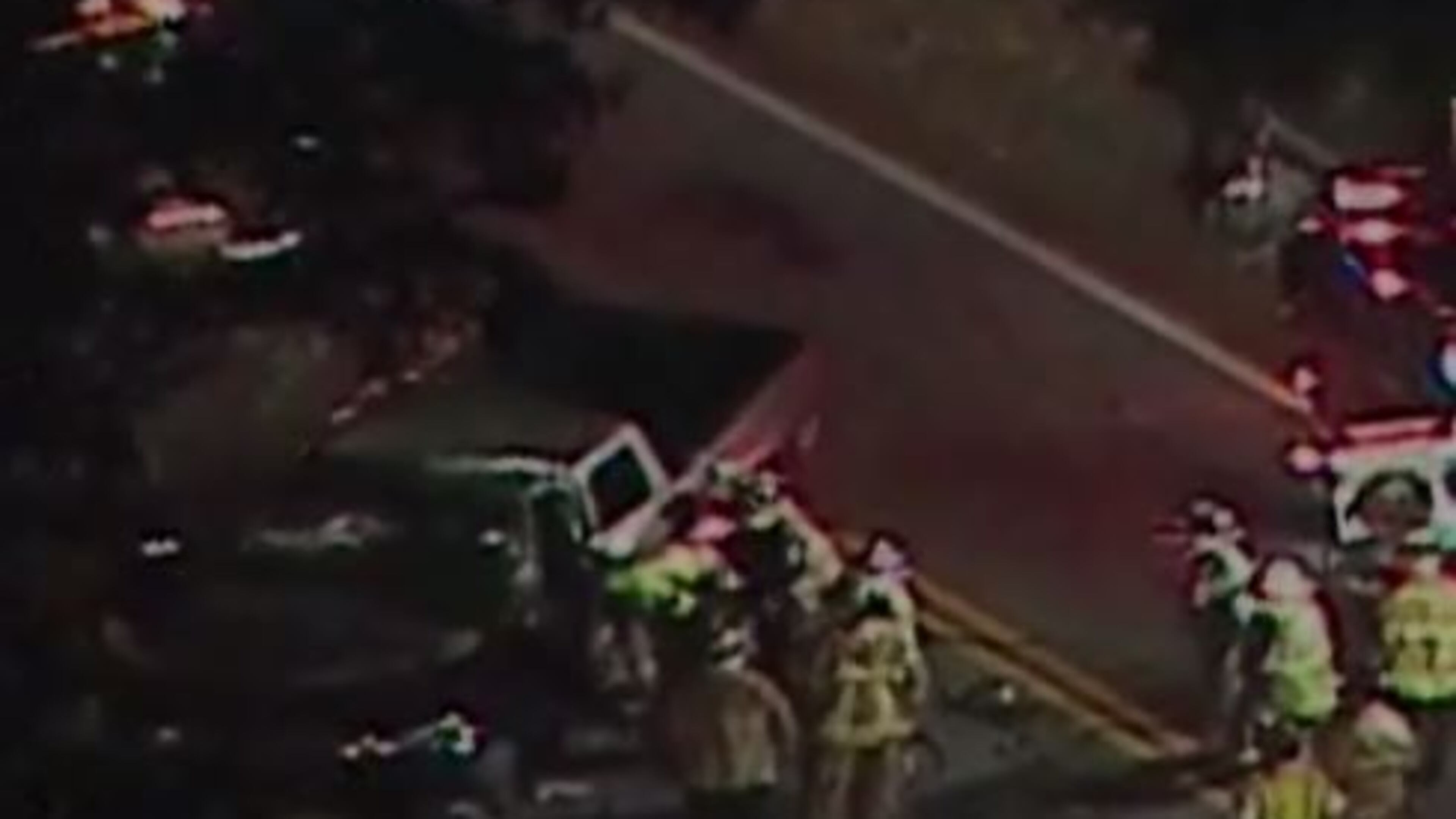A serious crash was reported south of Ga. 78 in DeKalb County. (Credit: Channel 2 Action News)