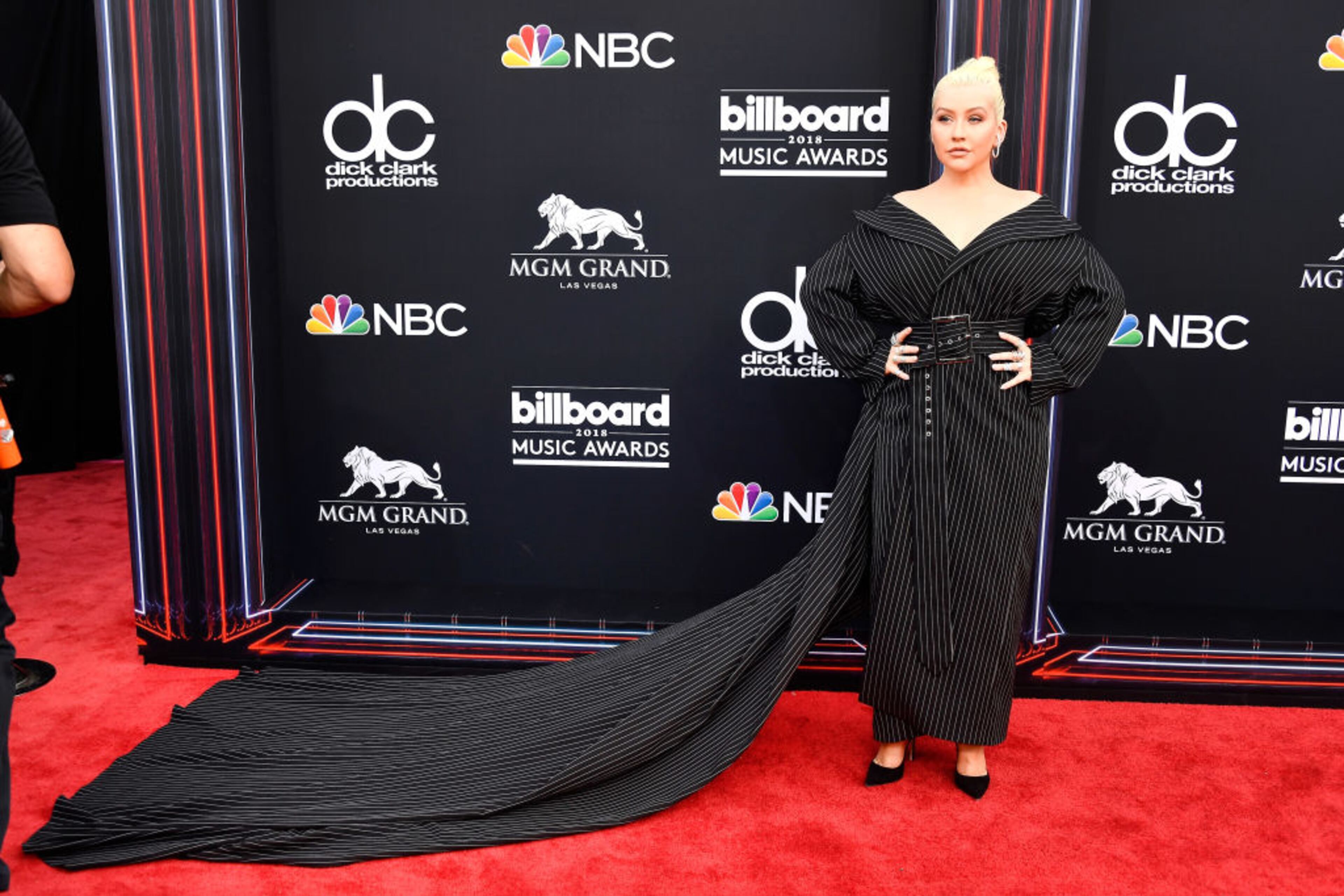 LAS VEGAS, NV - MAY 20: Recording artist Christina Aguilera attends the 2018 Billboard Music Awards at MGM Grand Garden Arena on May 20, 2018 in Las Vegas, Nevada. (Photo by Frazer Harrison/Getty Images)