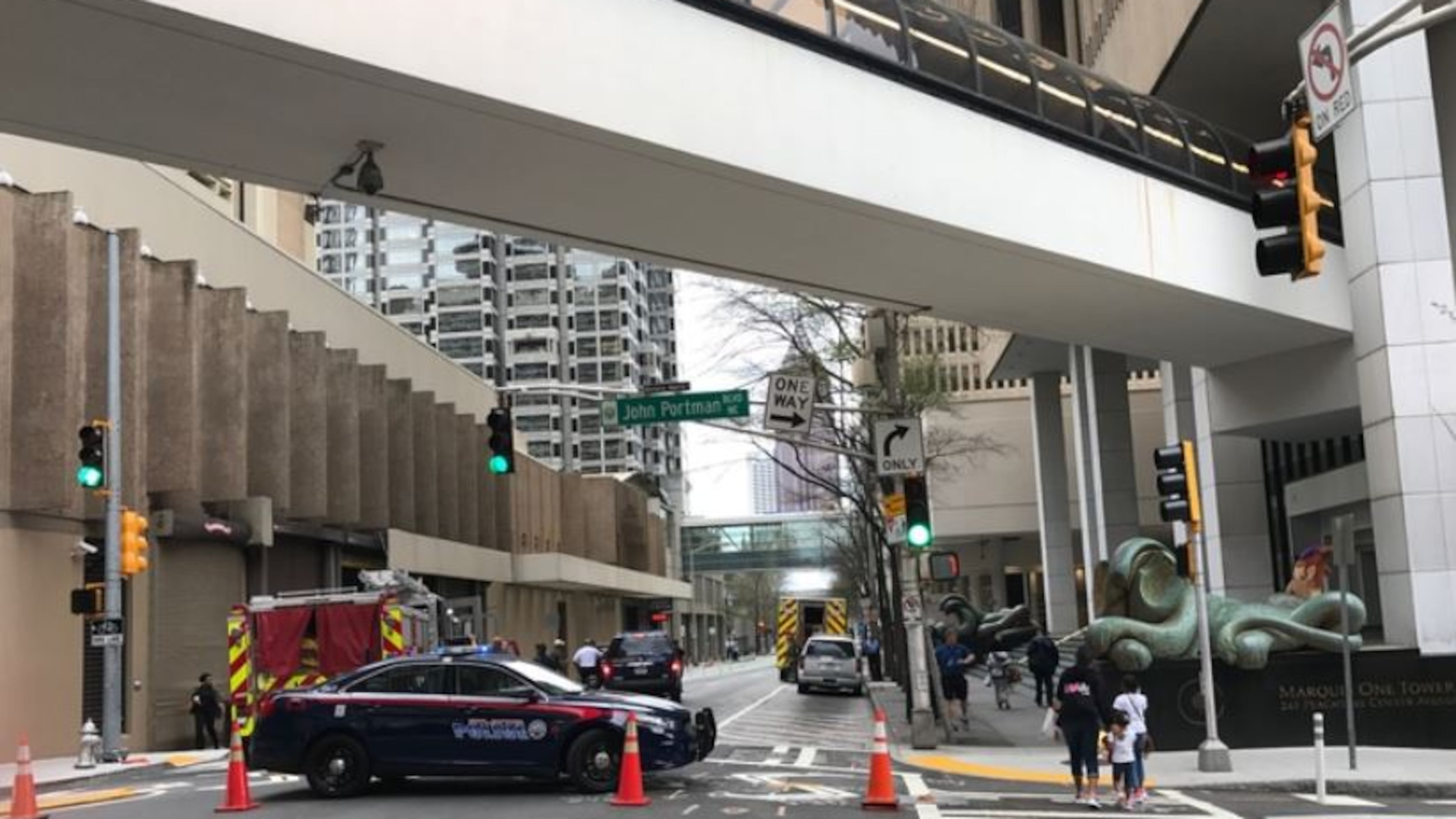 Homeland Security is en route to the location, police said. (Credit: Ryan Stultz)