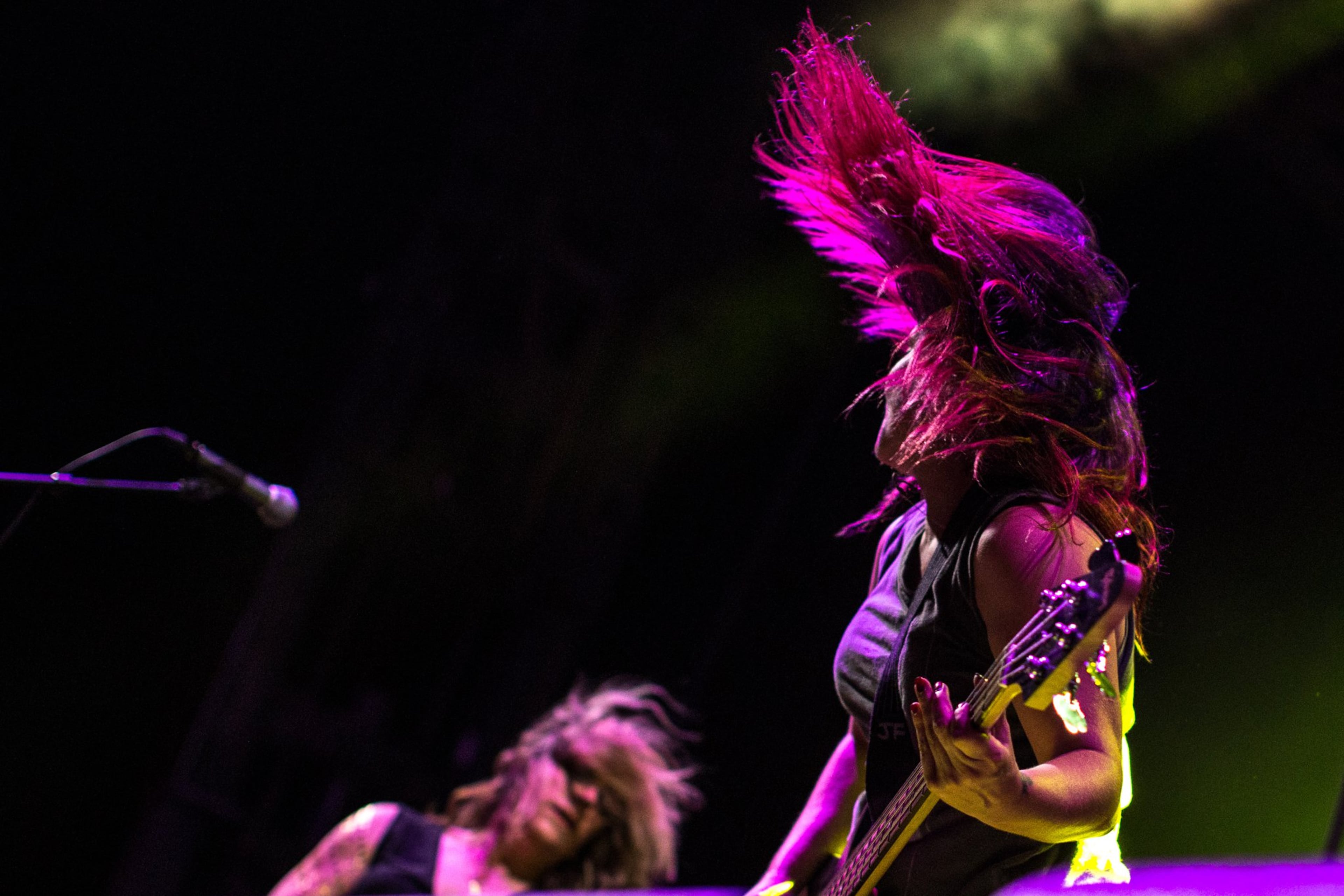 L7 performed at The Masquerade’s Wrecking Ball in Atlanta on Aug. 13, 2016. (Branden Camp/Special)