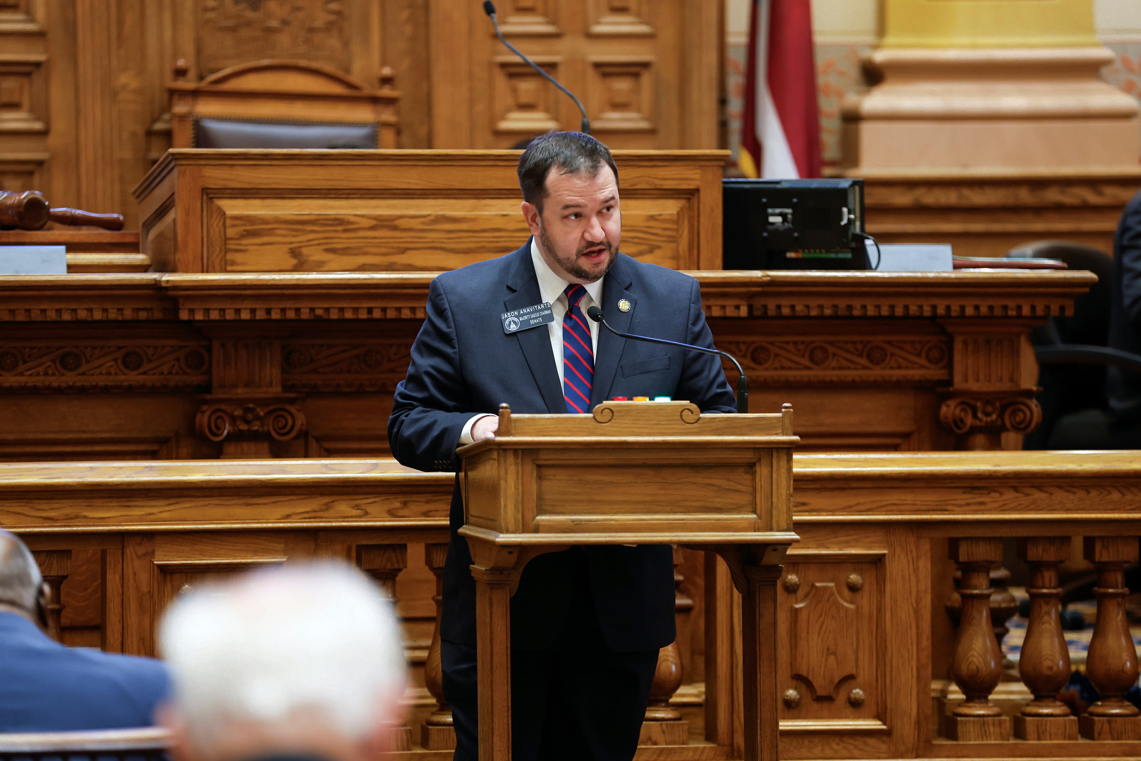 State Sen. Jason Anavitarte, R-Dallas, wants to overhaul Georgia transportation agencies. (Natrice Miller/AJC)