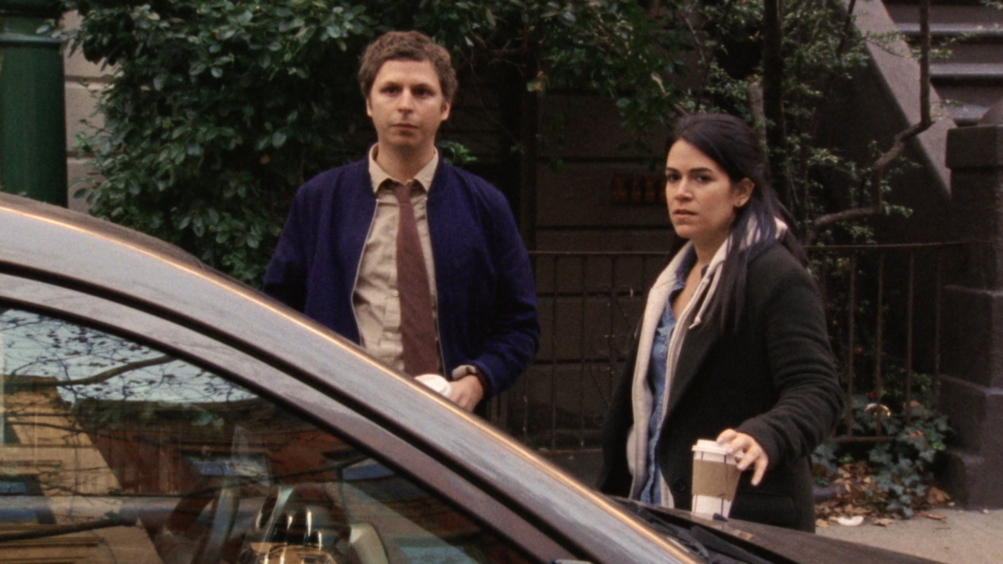 Abbi Jacobson and Michael Cera star in “Person to Person.” Contributed by Magnolia Pictures