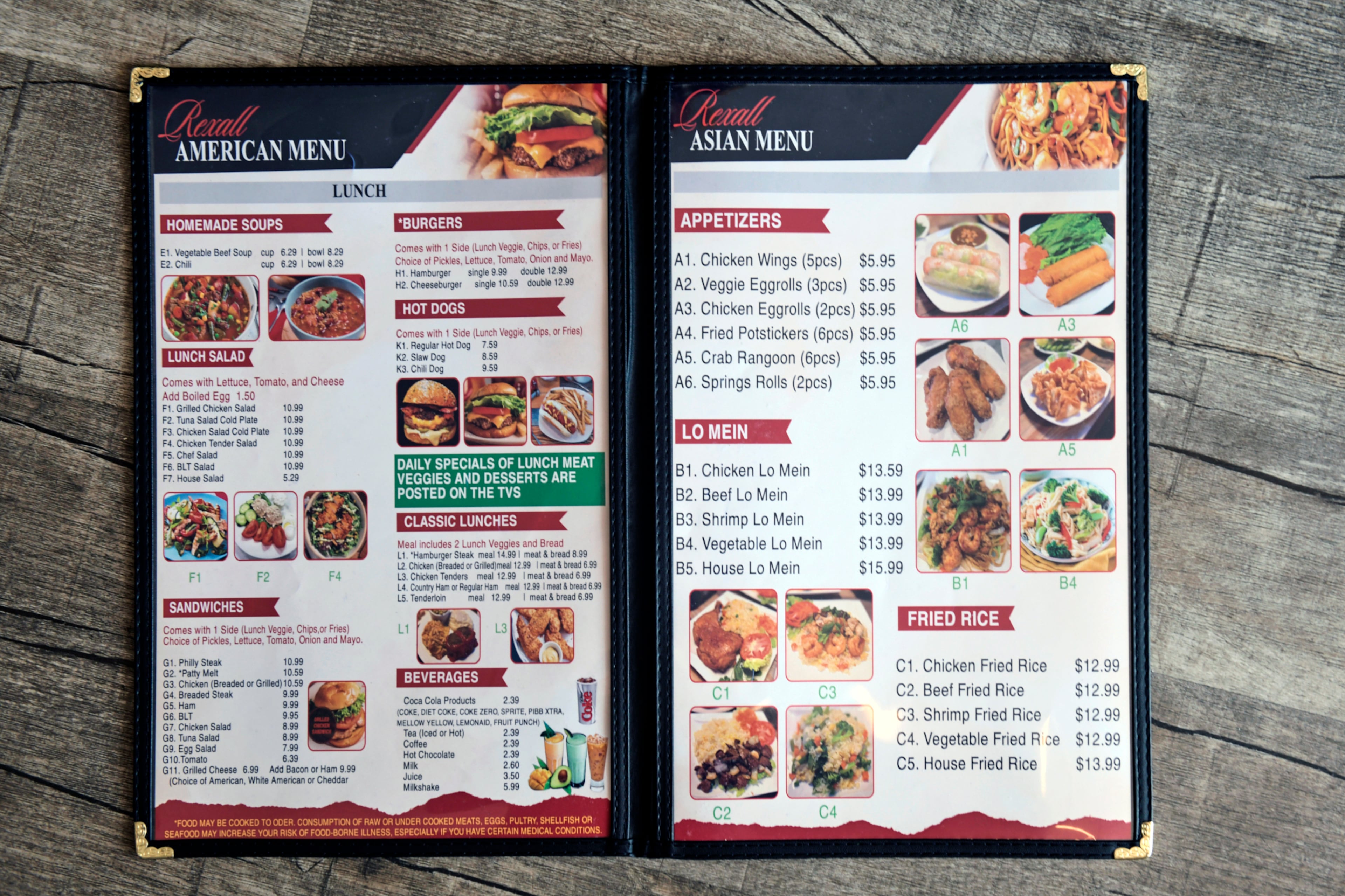 The "Rexall Grill Menu" feature the best of both worlds, anAmerican Menu and a Vietnamese (Asian) menu providing the customer many delicious options to choose from including Pho, on the Buford Highway in Duluth Photo taken on Monday October 7th, 2024 by Greg Rannells for The Atlanta Journal Constitution.
Slug: AAJC 120824 dg diners intro.