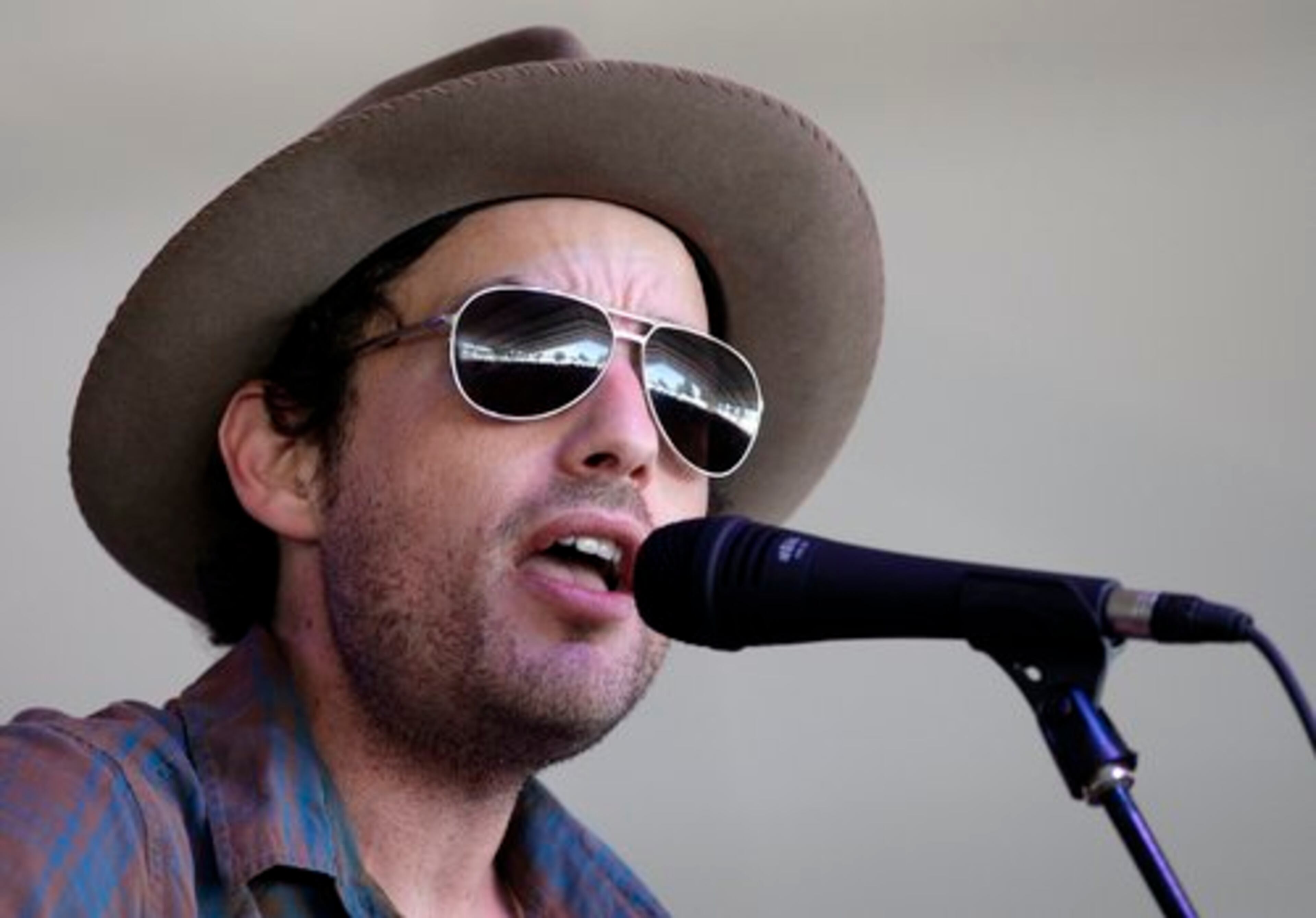 Jakob Dylan and the Gold Mountain Rebels perform at the Bonnaroo music festival in Manchester, Tenn., Sunday.