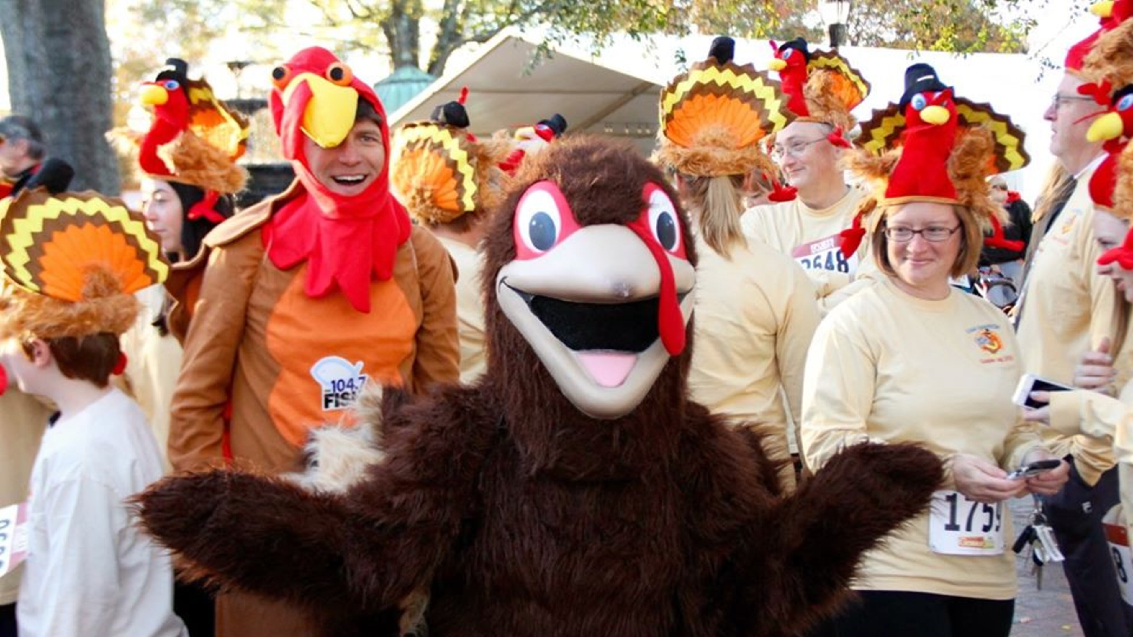 With a Thanksgiving theme, a costume contest will be a part of the festivities for the annual Gobble Jog on Nov. 28, Thanksgiving Day morning, at the Marietta Square, raising money for MUST Ministries to help many in need. (Courtesy of MUST Ministries)