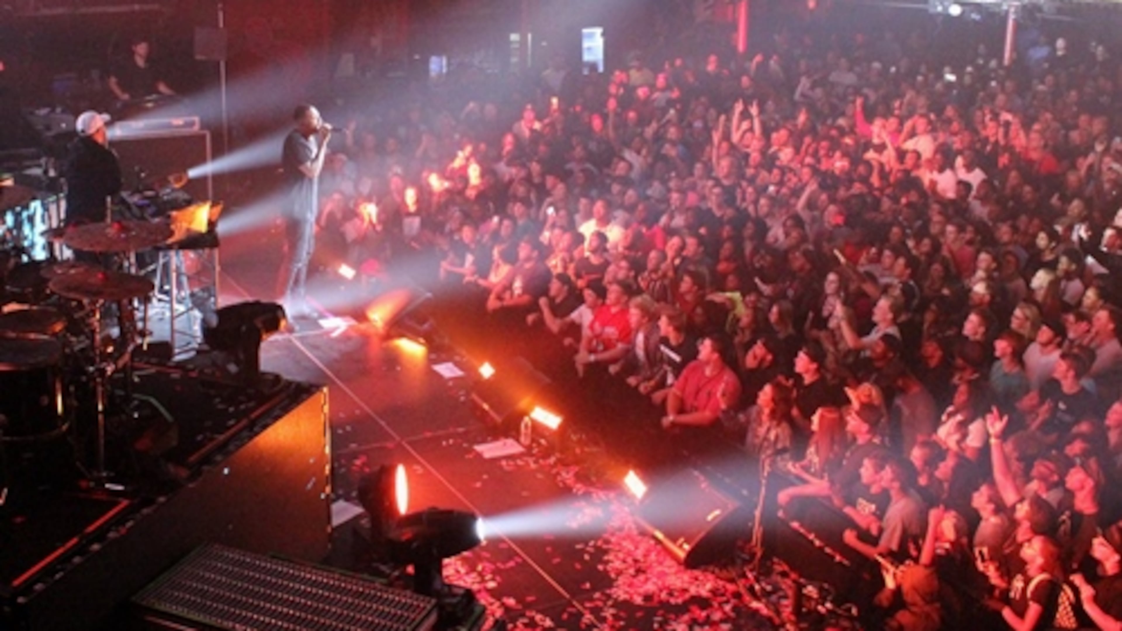 Lecrae filled the Tabernacle on the second night of his "All Things Work Together" tour on Oct. 5, 2017. Photo: Melissa Ruggieri/AJC