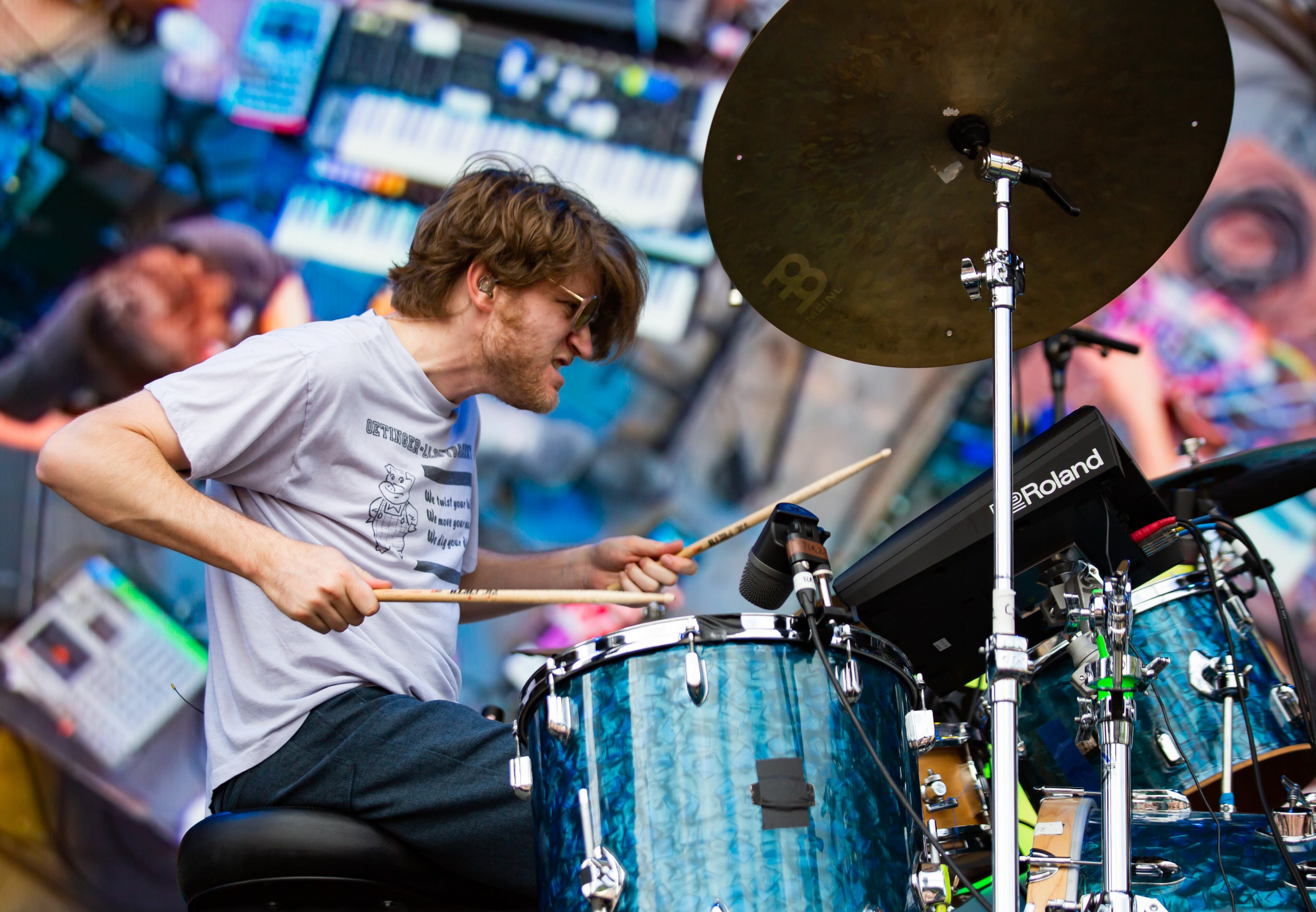 Dijon brought ambient jams to the crowd at Re:SET Summer Concert Series on Sunday, June 11, 2023, at Atlanta's Central Park.