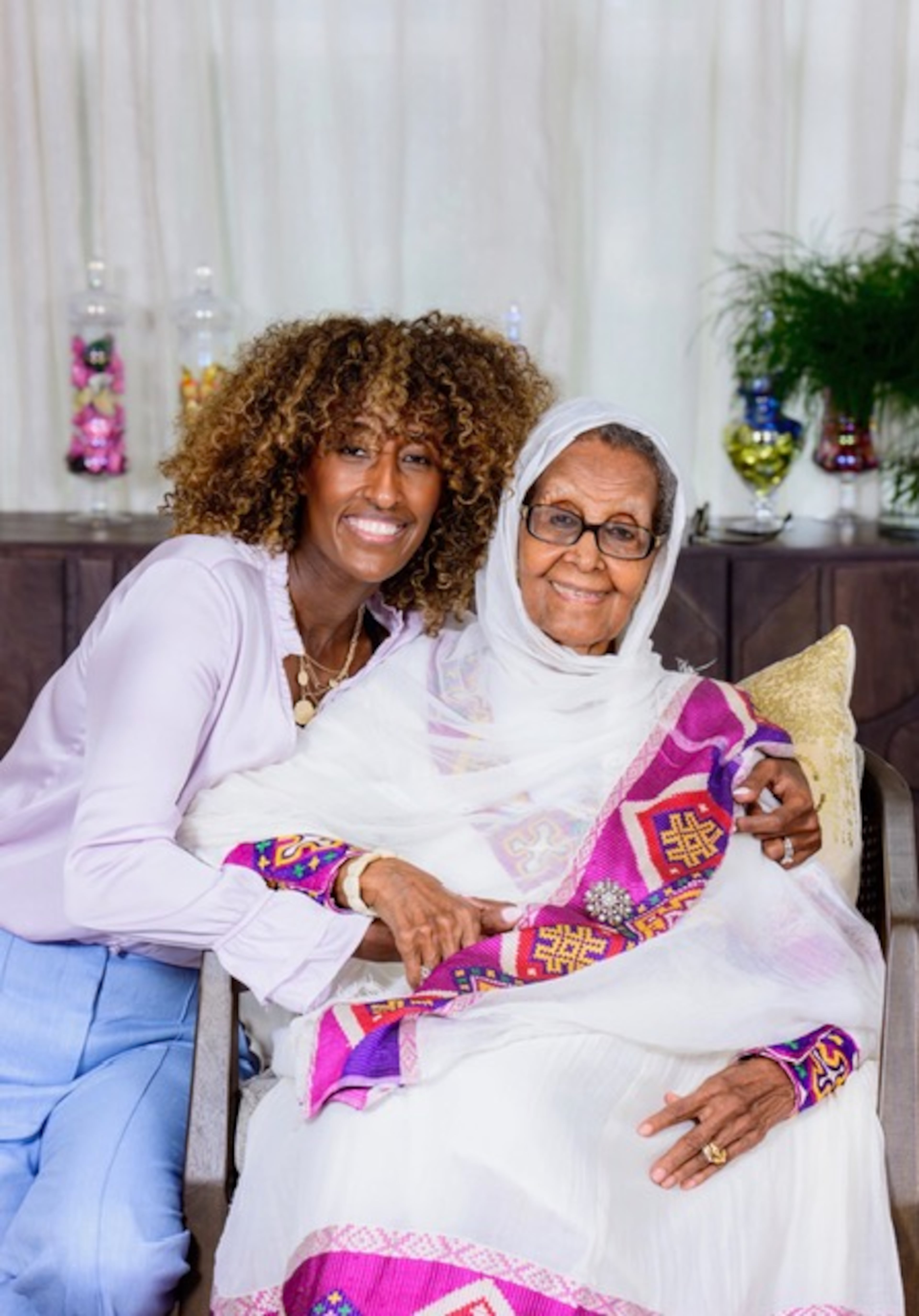Tamar Telahun's mother Meaza Habtemichale was part of the inspiration behind her cafe, Coffee Therapy. Telahun and Habtemichale were very close, Telahun said. (Courtesy of Tamar Telahun)