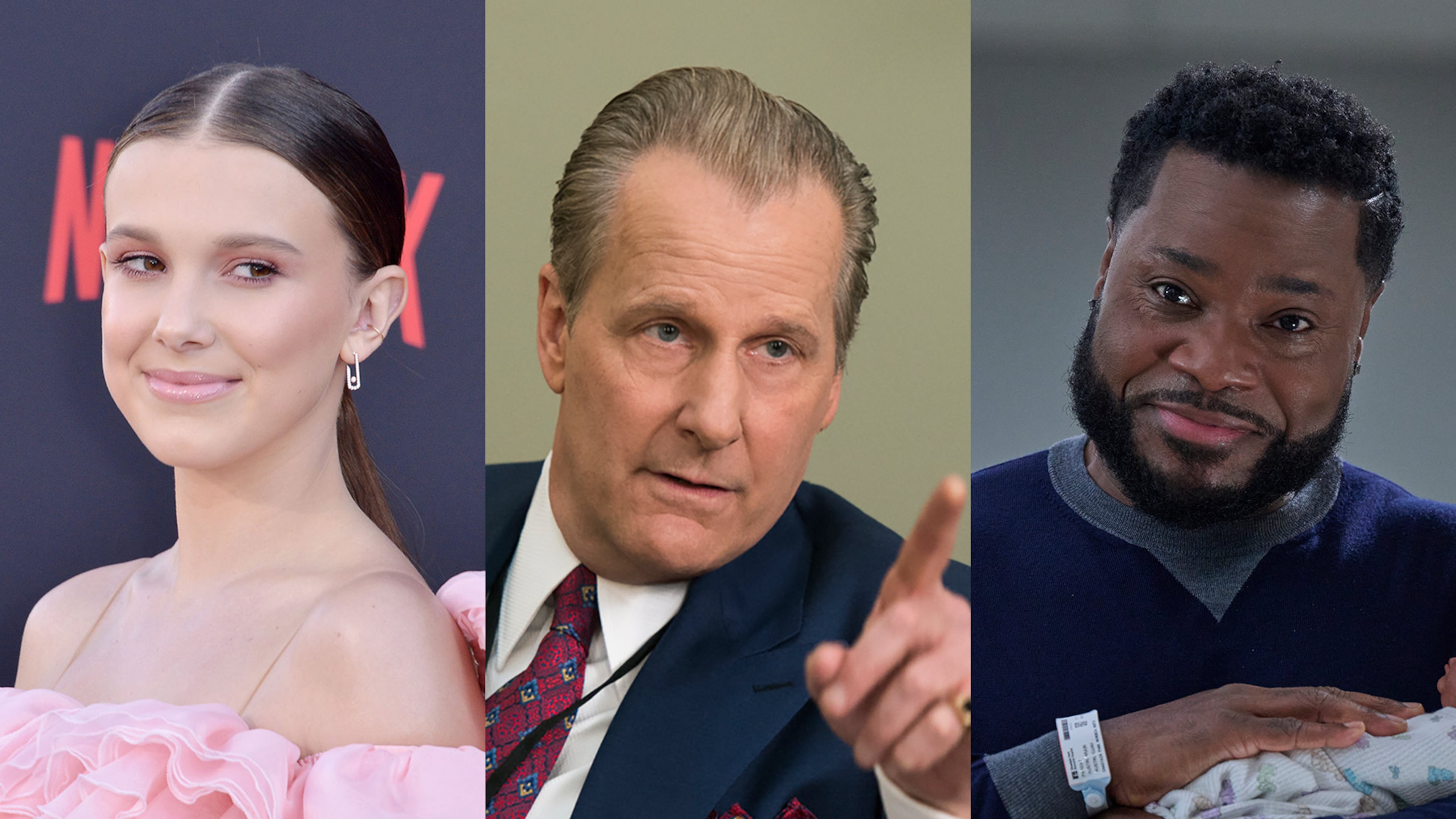 Happening in Georgia: Millie Bobby Brown is shooting "The Electric State," Jeff Daniels in the Netflix series "A Man in Full," and Malcolm Jamal-Warner in Fox's "The Resident." TNS/HULU/FOX