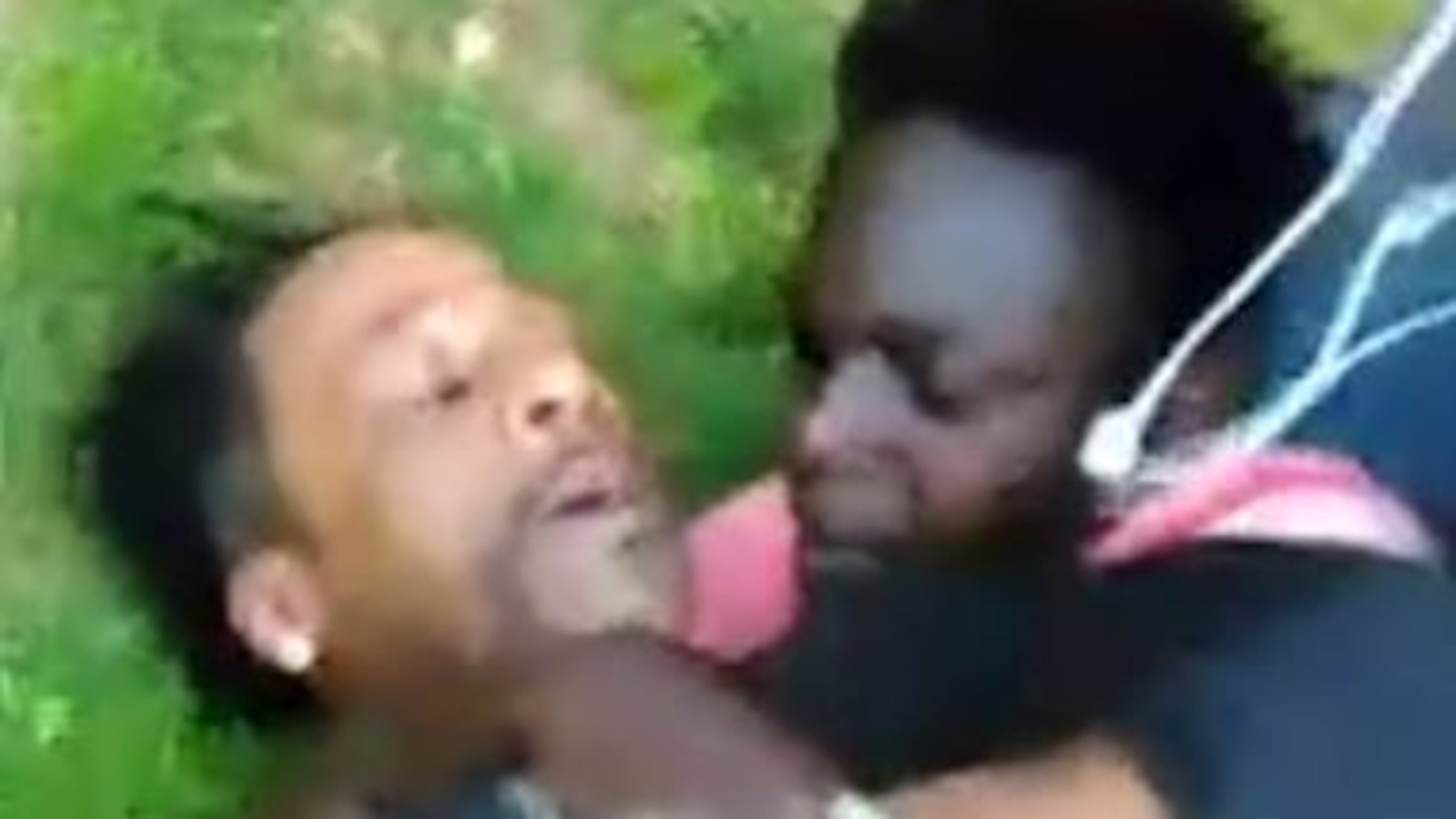 Comedian Katt Williams is caught on video fighting a teen in Atlanta. (Credit: Facebook)
