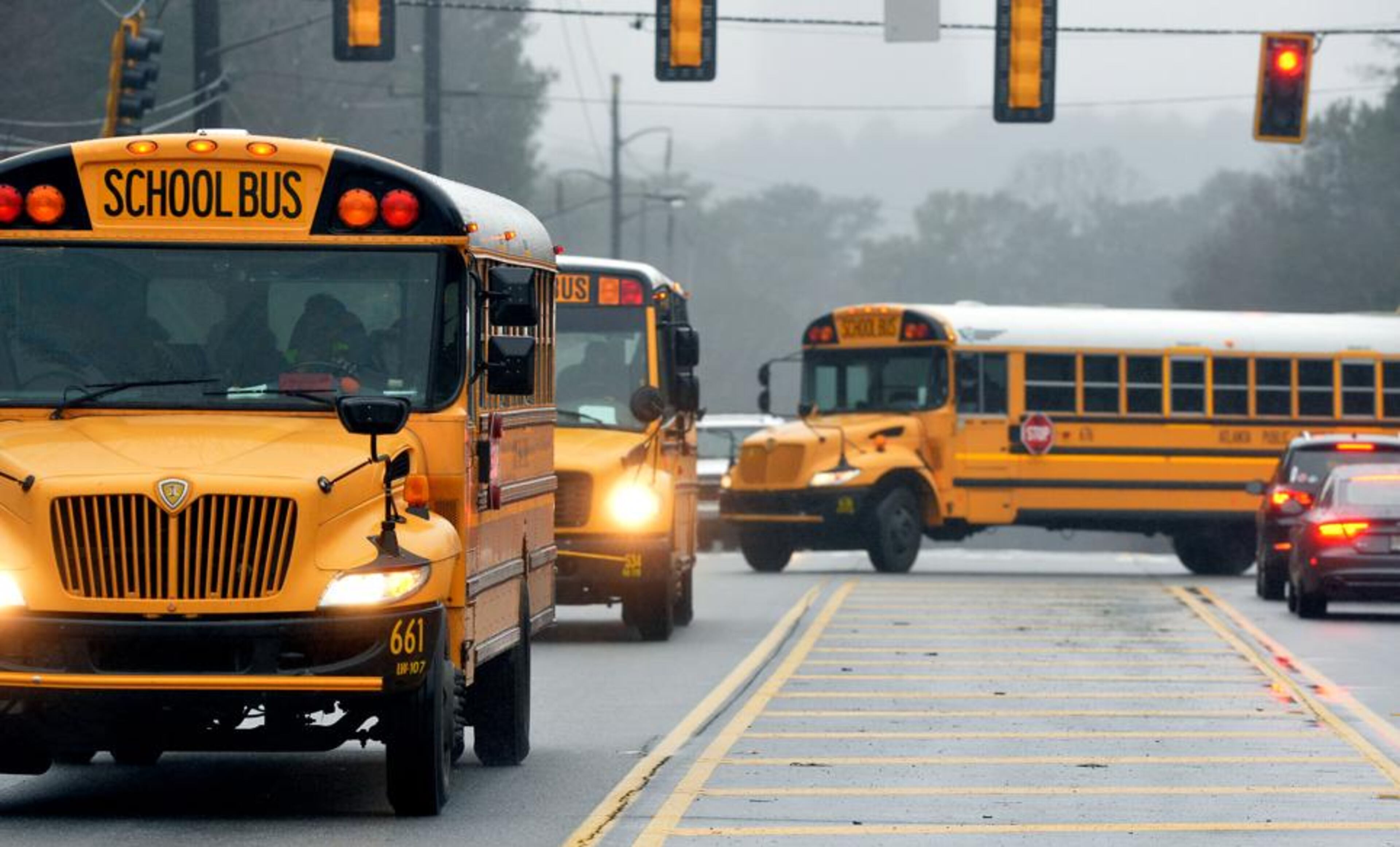 Georgia House Appropriations Chairman Terry England, R-Auburn, said one-third of the state's 15,000 school buses have exceeded their recommended life spans. The House approved a midyear budget this past week that includes the purchase of 500 new buses at a cost of $38.6 million. AJC file photo