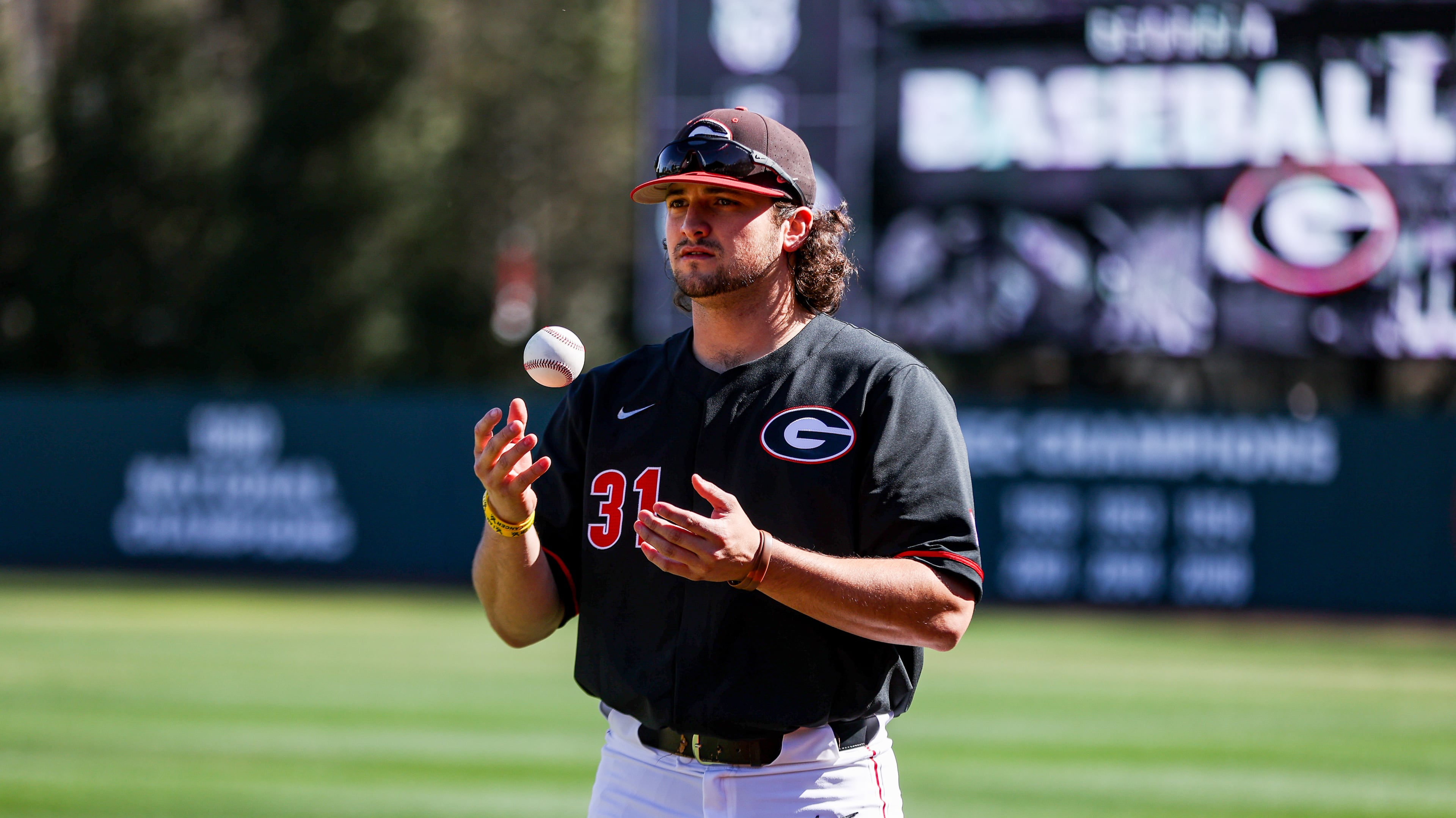 Georgia pitcher Jack Gowen has become the point person for the Bulldogs baseball team in its NIL deal with an Alabama-based moving company. (Photo by Tony Walsh/UGA Athletics)