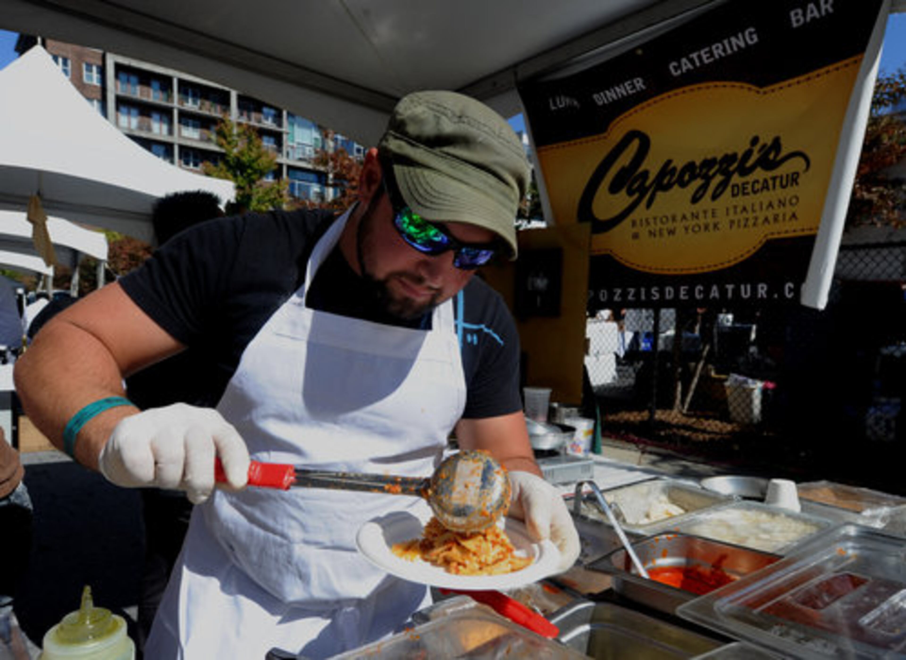 Chef Anthony Cunha of Capozzi's in Decatur dishes up something Italian.