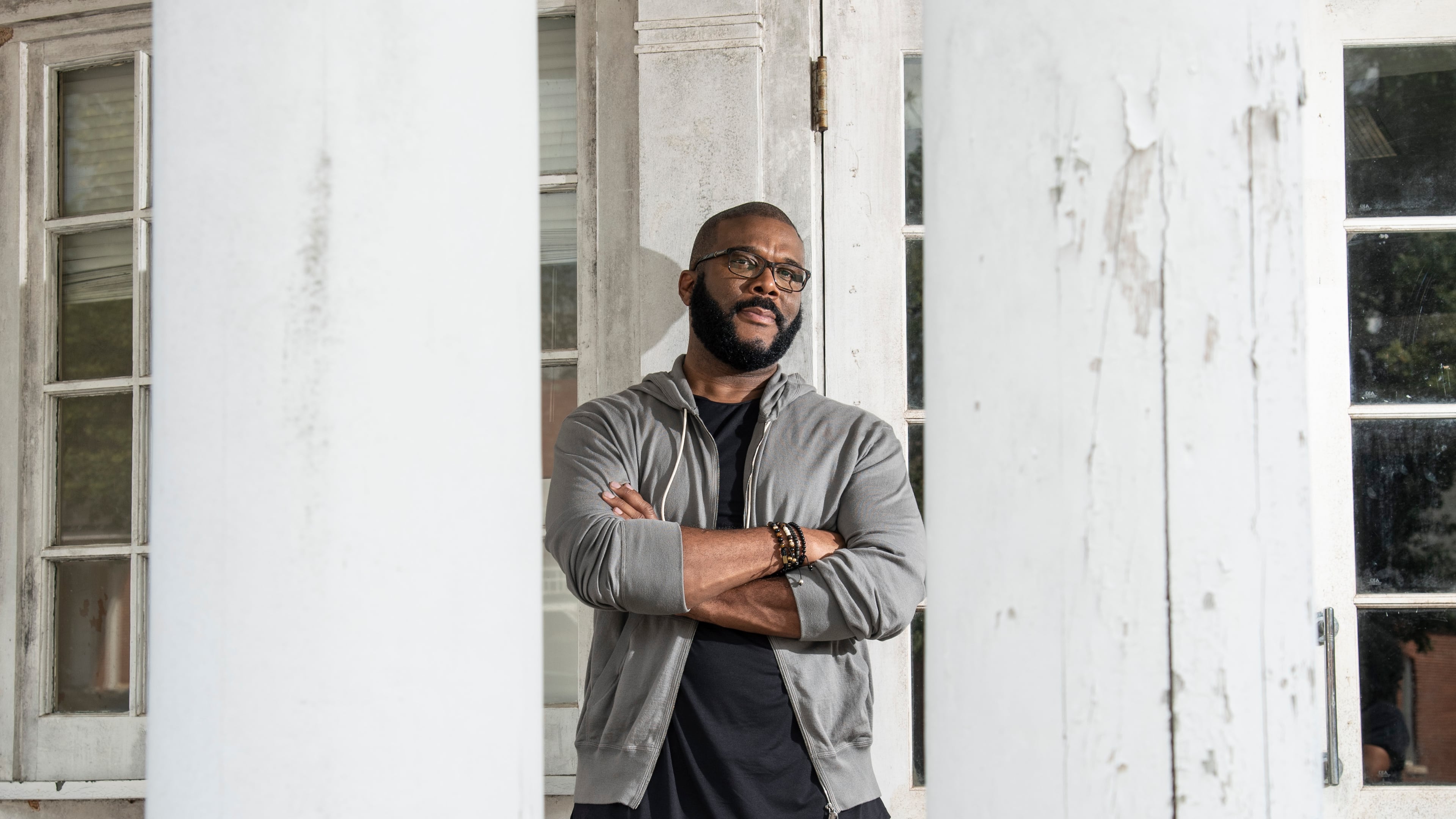 September 26, 2019 Atlanta - Portrait of Tyler Perry in Tyler Perry Studios on Thursday, September 26, 2019. (Hyosub Shin / Hyosub.Shin@ajc.com)