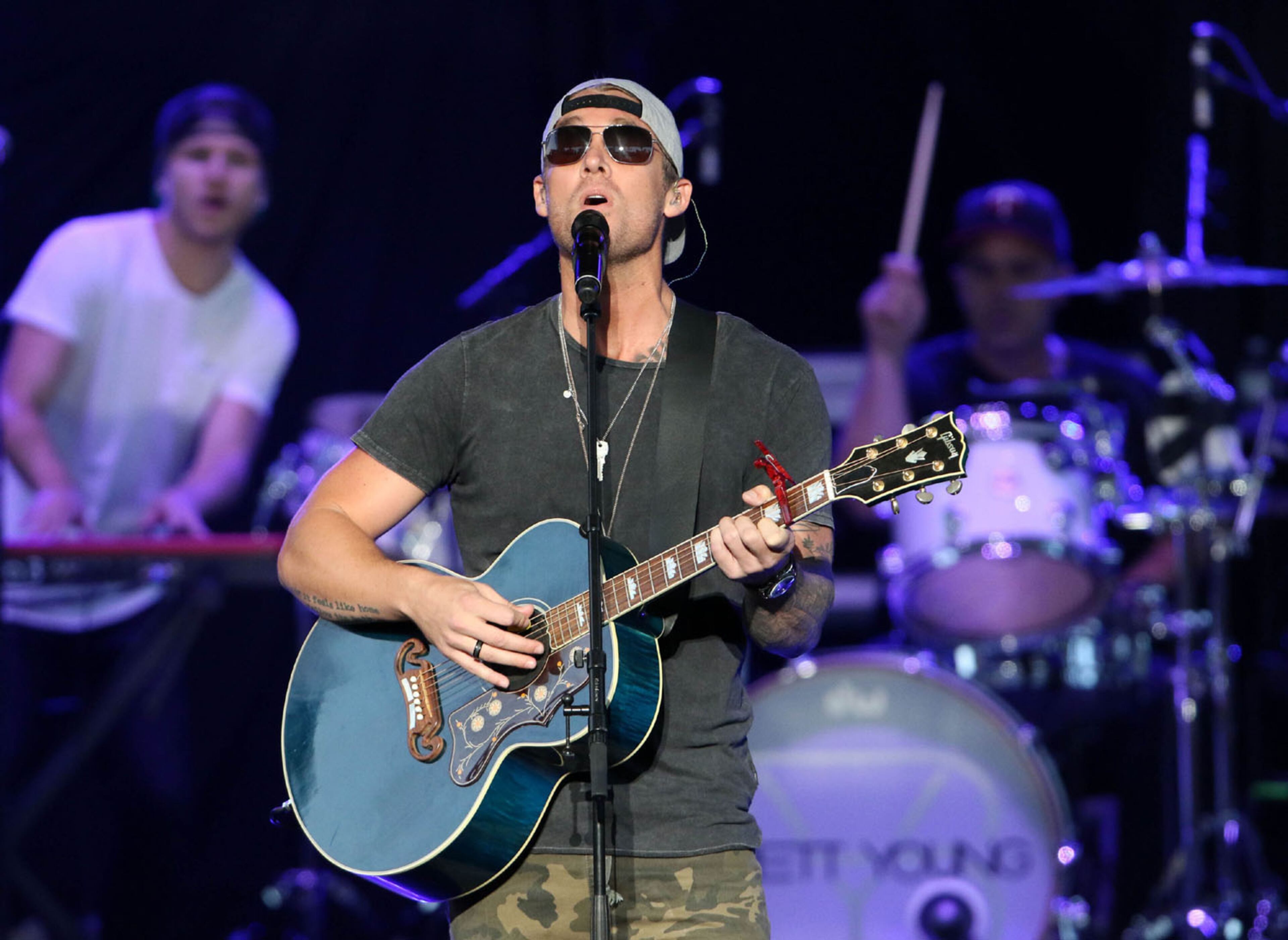 #27 of #28. PLEASE KEEP IN SEQUENTIAL ORDER FOR THE CONTINUITY OF THE GALLERY. - Brett Young performs Country-pop trio Lady Antebellum played to a sold out crowd on Friday, September 8, 2017, at Verizon Amphitheatre in Alpharetta. The You Look Good Tour also featured Kelsea Ballerini and Brett Young.Robb Cohen Photography & Video /RobbsPhotos.com