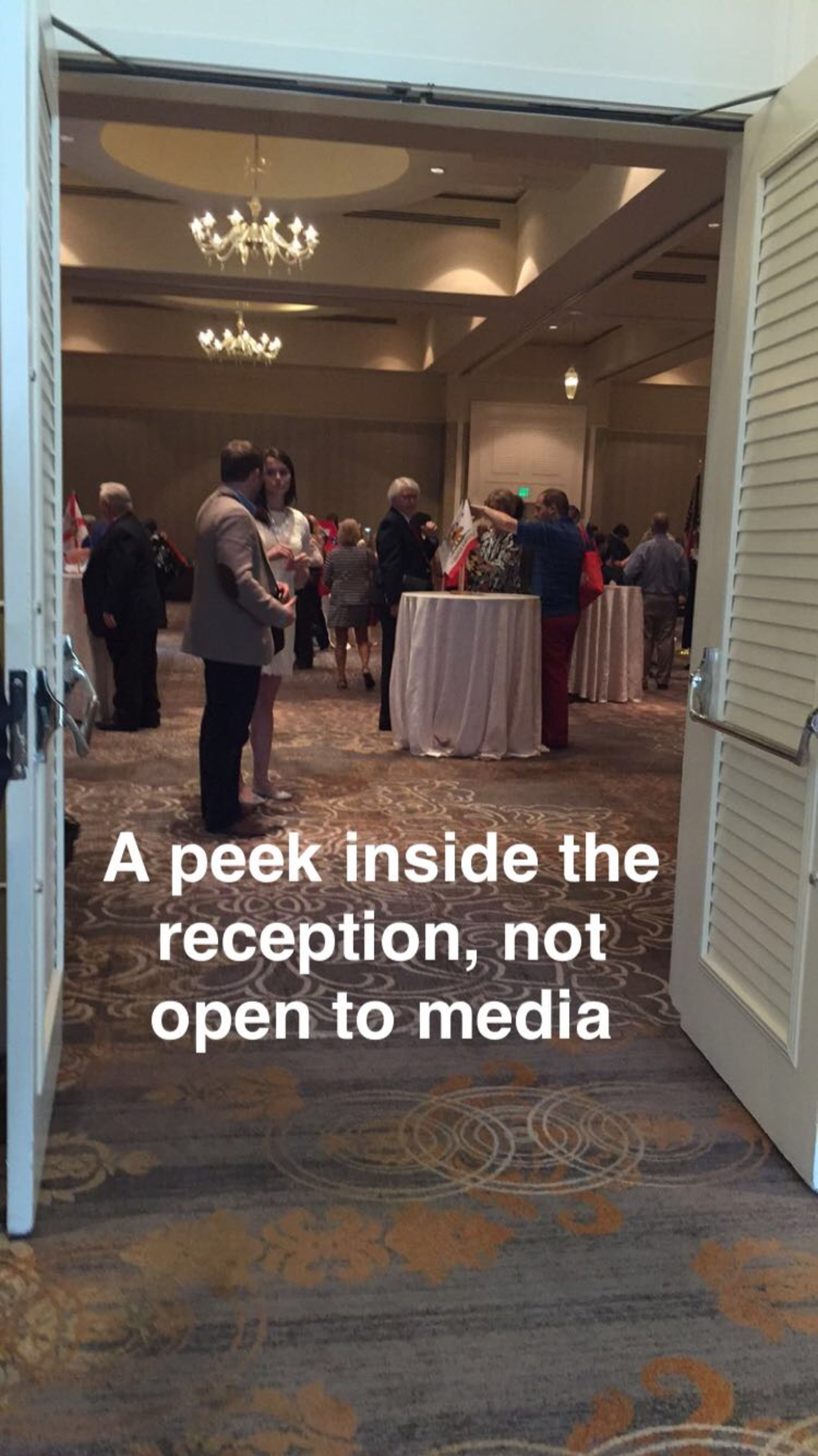 A look at Friday night's RedState Gathering reception, which was for attendees only.