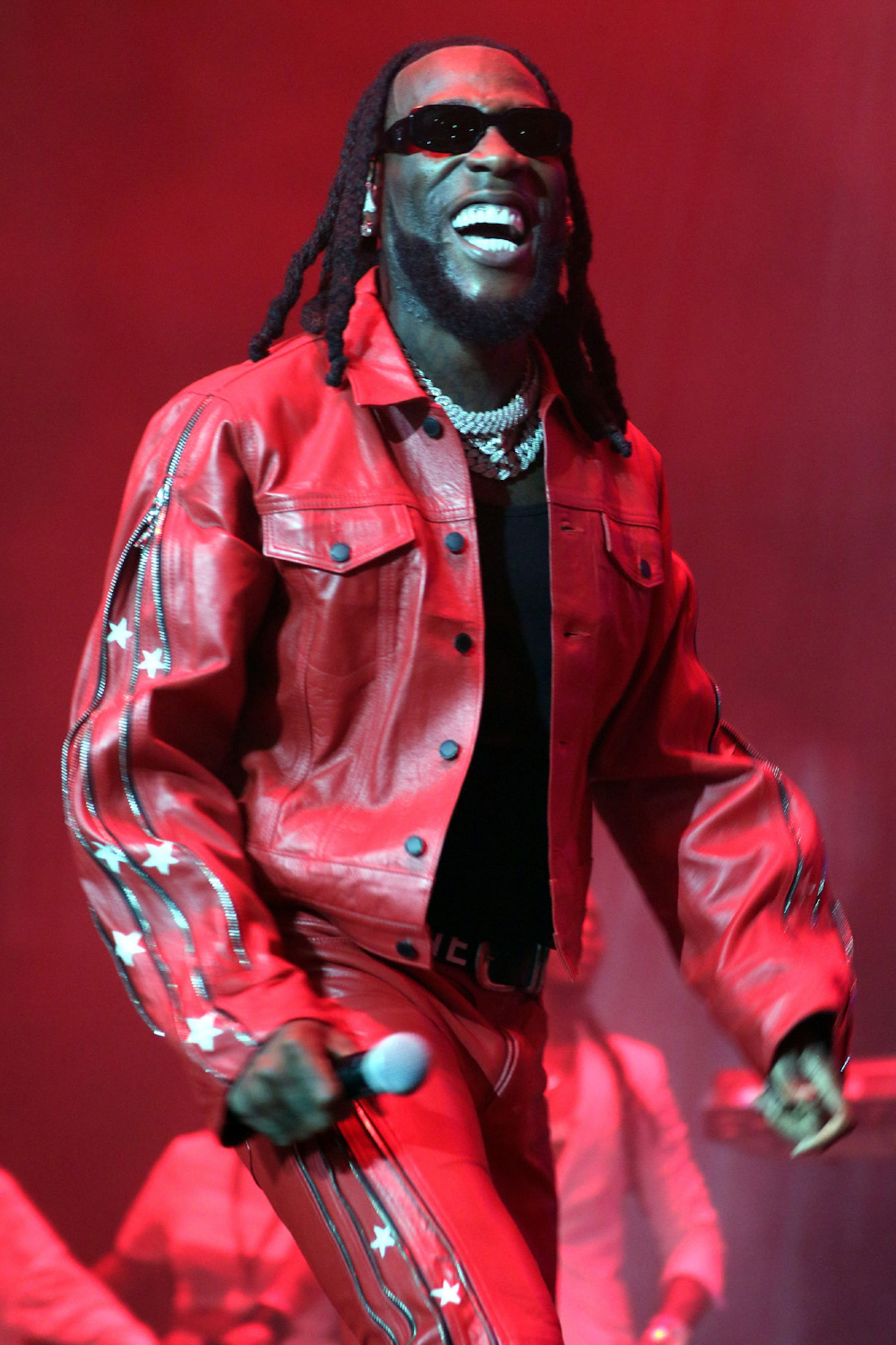 Nigerian superstar Burna Boy energized a near sellout crowd at State Farm Arena on Sunday, July 31, 2022 on his Love Damini Tour.
Robb Cohen for the Atlanta Journal-Constitution