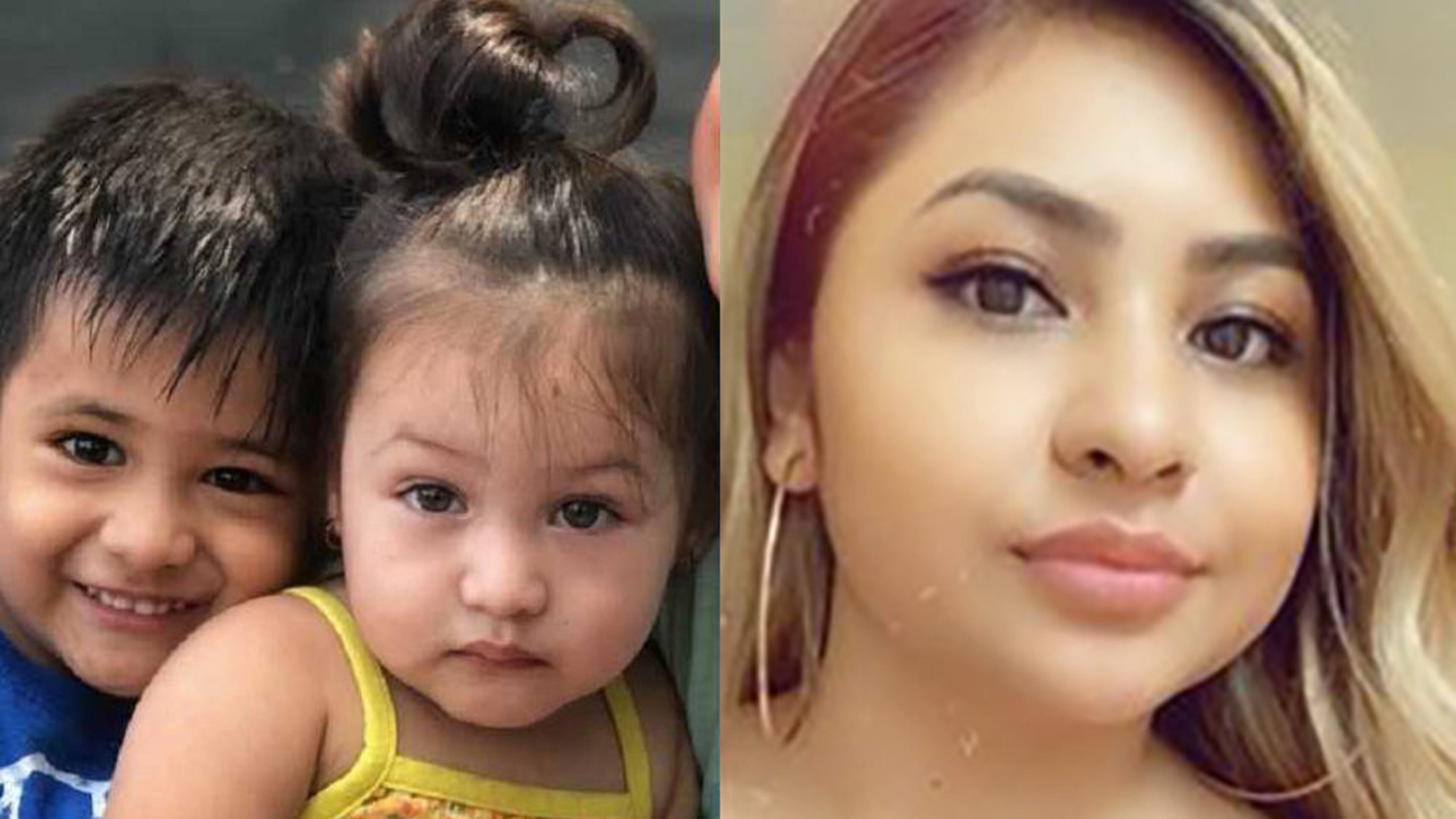 Kael Lira (from left), Scarlet Lira, Yajaria Lira Ramirez