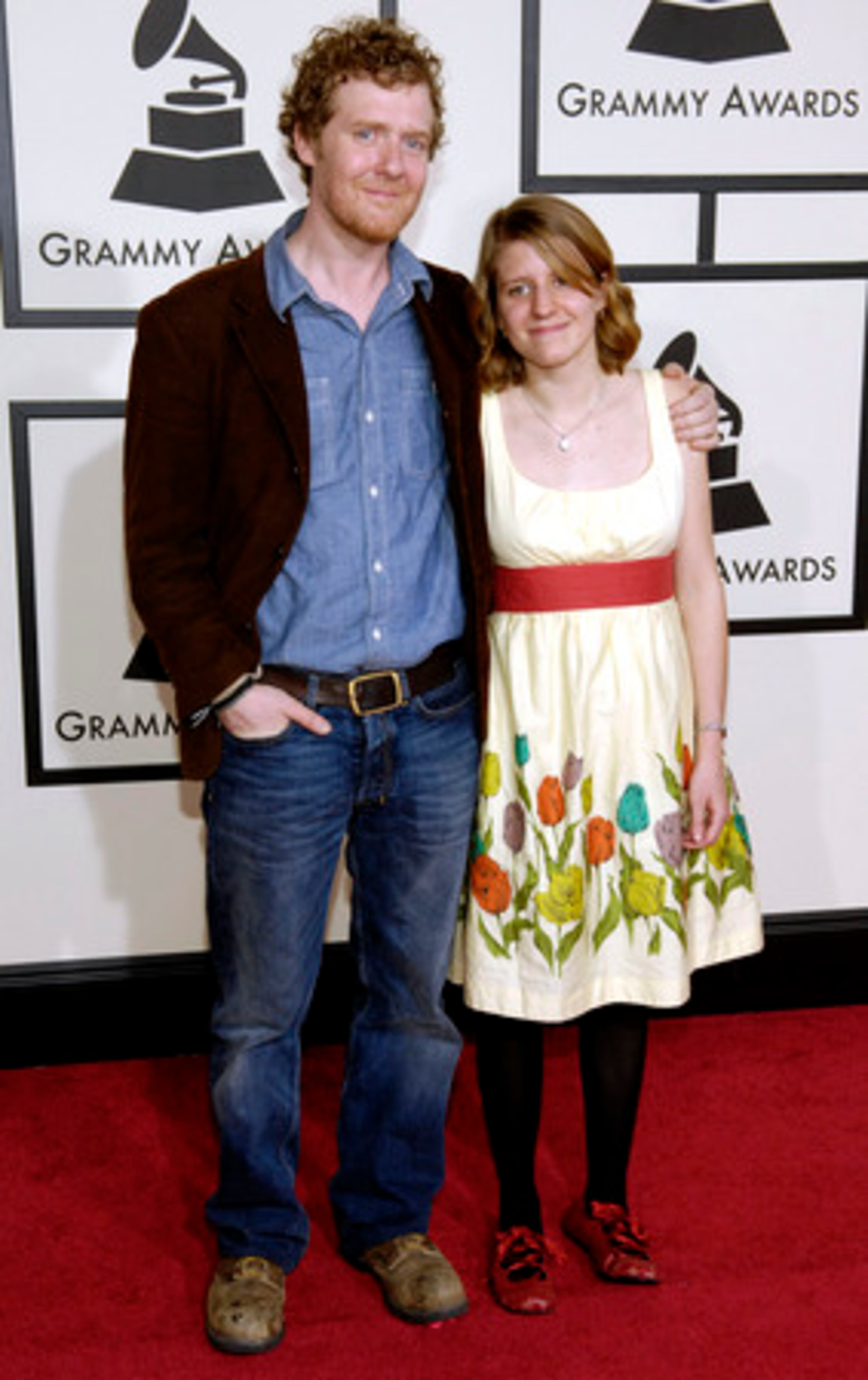 Glen Hansard and Marketa Irglova, who are Grammy-nominated for their work in the movie "Once"