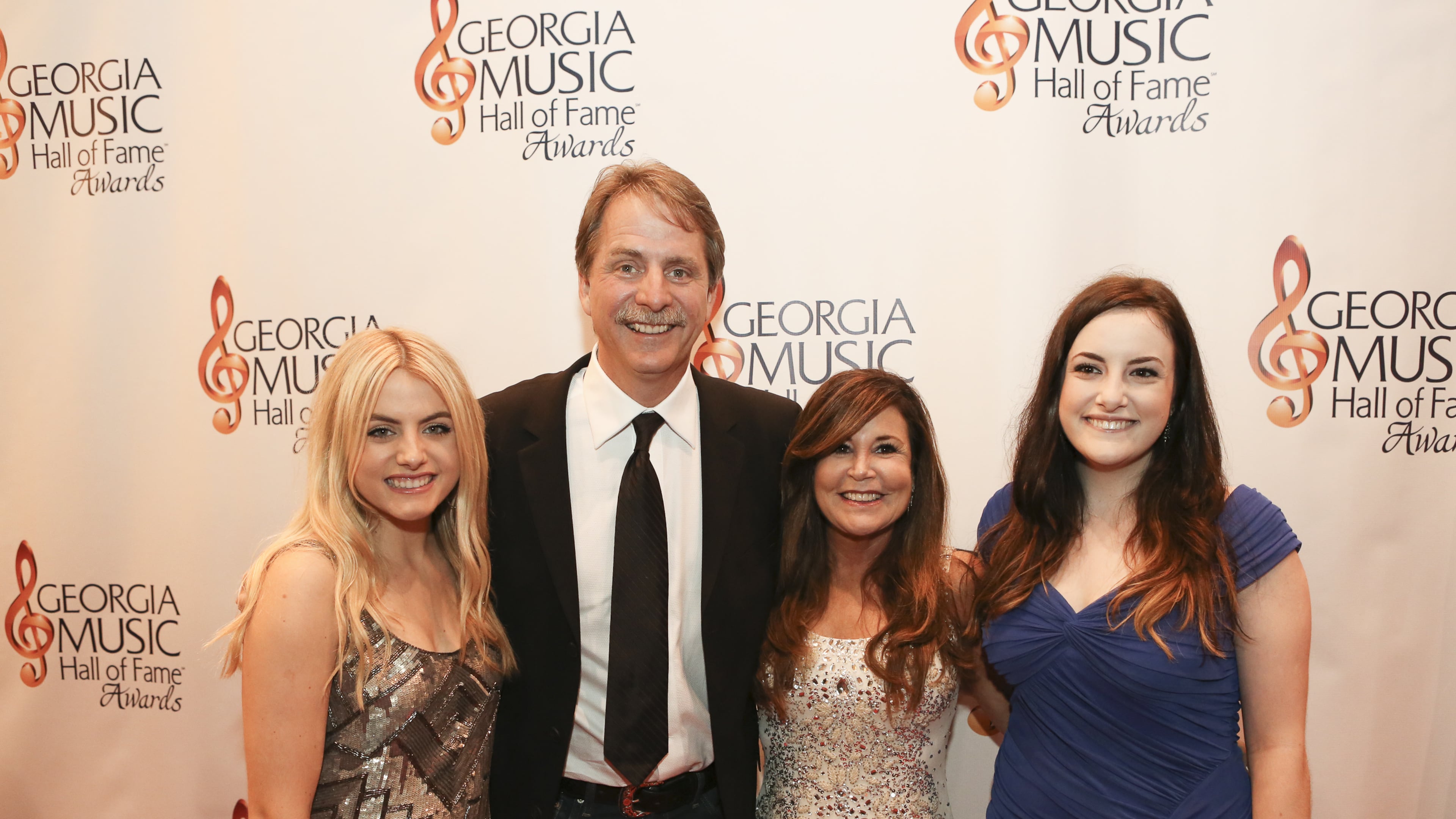 ATLANTA, GA - OCTOBER 11: Jordan Foxworthy, Jeff Foxworthy, GreggÊFoxworthy, Jules Foxworthy attends the 36th annual Georgia Music Hall of Fame Awards at the Georgia World Congress Center on October 11, 2014 in Atlanta, Georgia. (Photo by Catrina Maxwell/Getty Images for the Georgia Music Hall of Fame) ATLANTA, GA - OCTOBER 11: Jordan Foxworthy, Jeff Foxworthy, GreggÊFoxworthy, Jules Foxworthy attends the 36th annual Georgia Music Hall of Fame Awards at the Georgia World Congress Center on October 11, 2014 in Atlanta, Georgia. (Photo by Catrina Maxwell/Getty Images for the Georgia Music Hall of Fame)