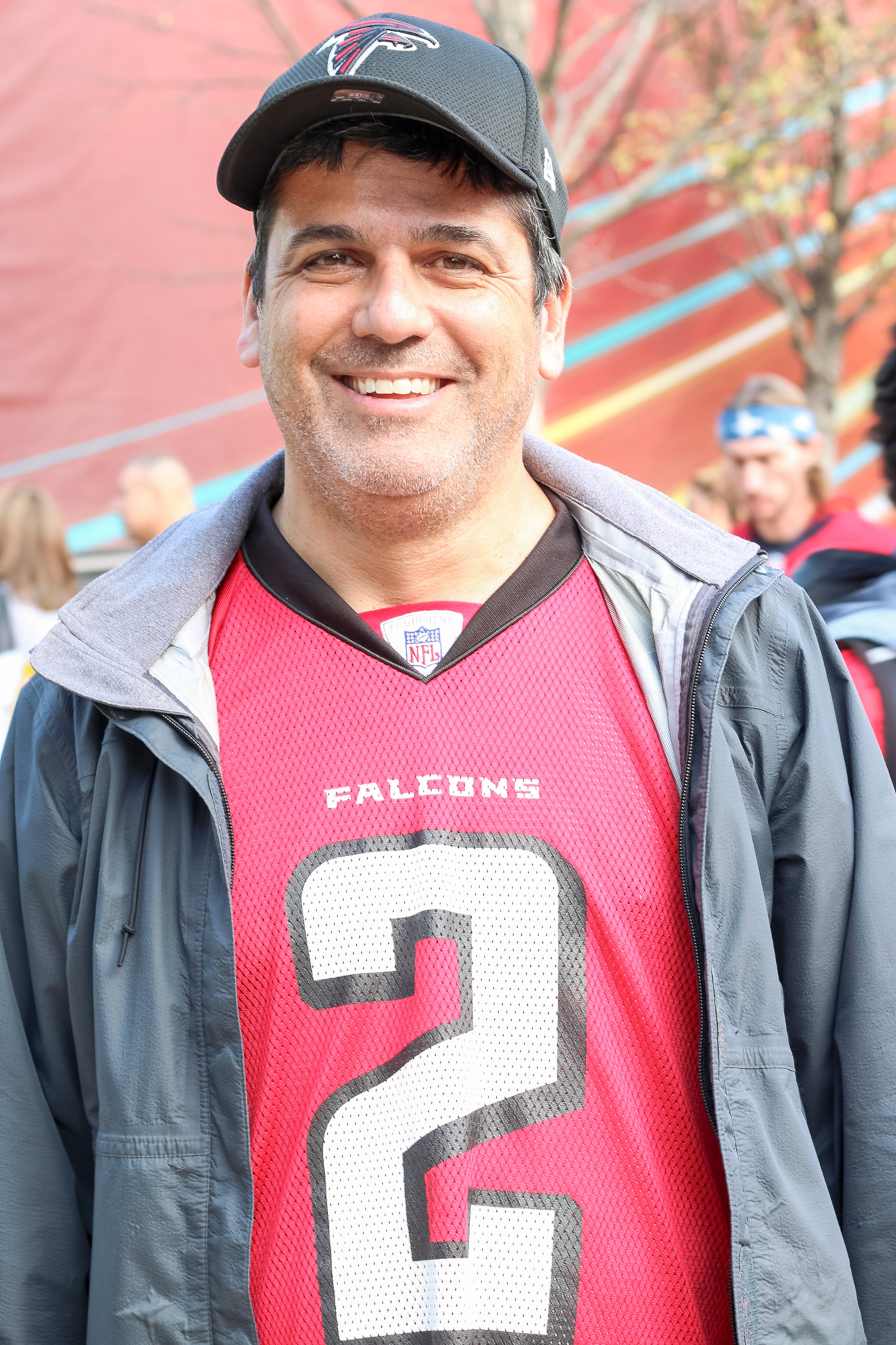 Atlanta Falcons fans have descended upon Houston to celebrate and cheer on the Falcons who will face off against the New England Patriots at Super Bowl 51 on Sunday, February 5. (Janay Kingsberry/AJC)