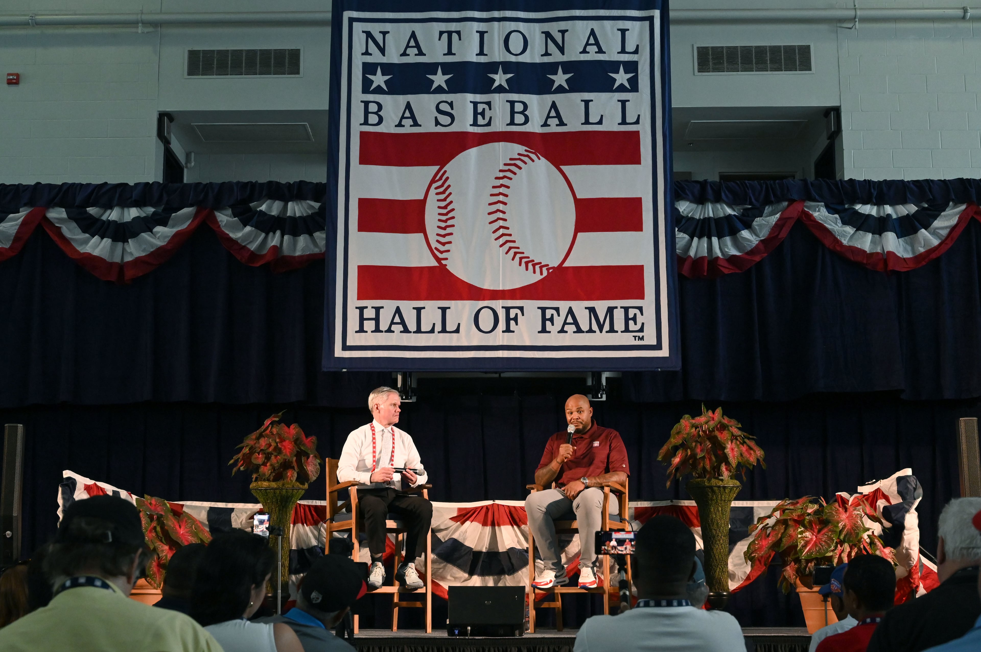 Hall of Fame Legends Parade in Cooperstown