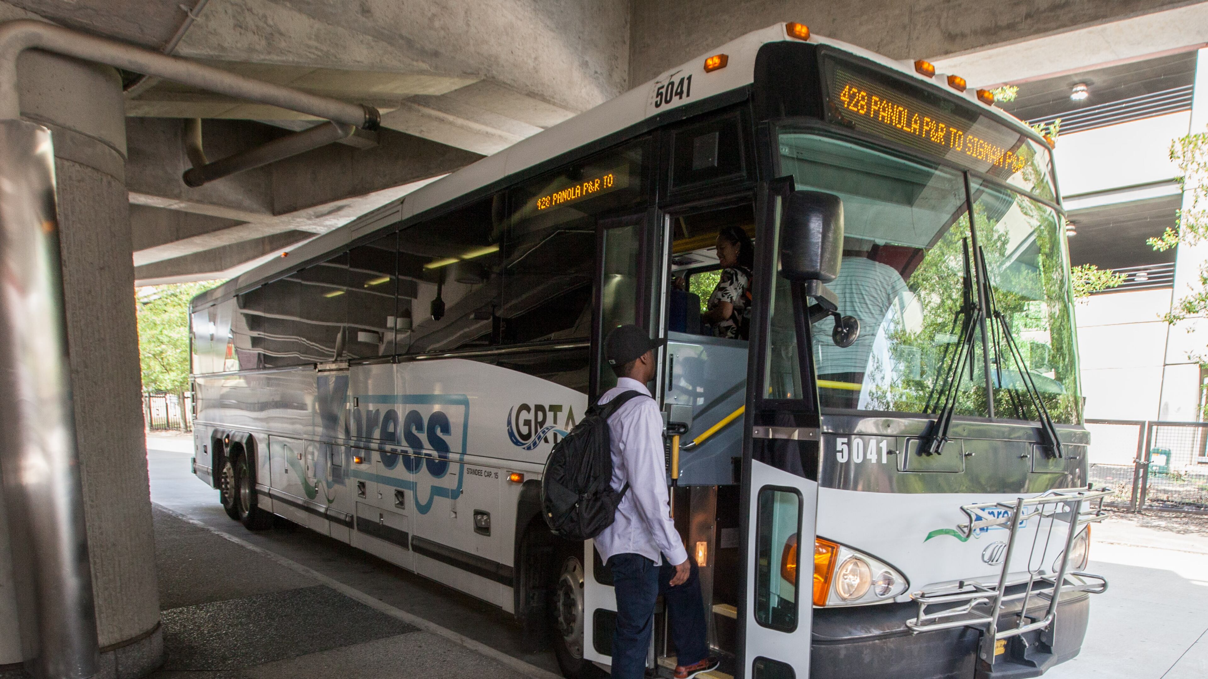 Metro Atlanta’s Xpress bus system is reducing service amid the coronavirus outbreak. BRANDEN CAMP/SPECIAL