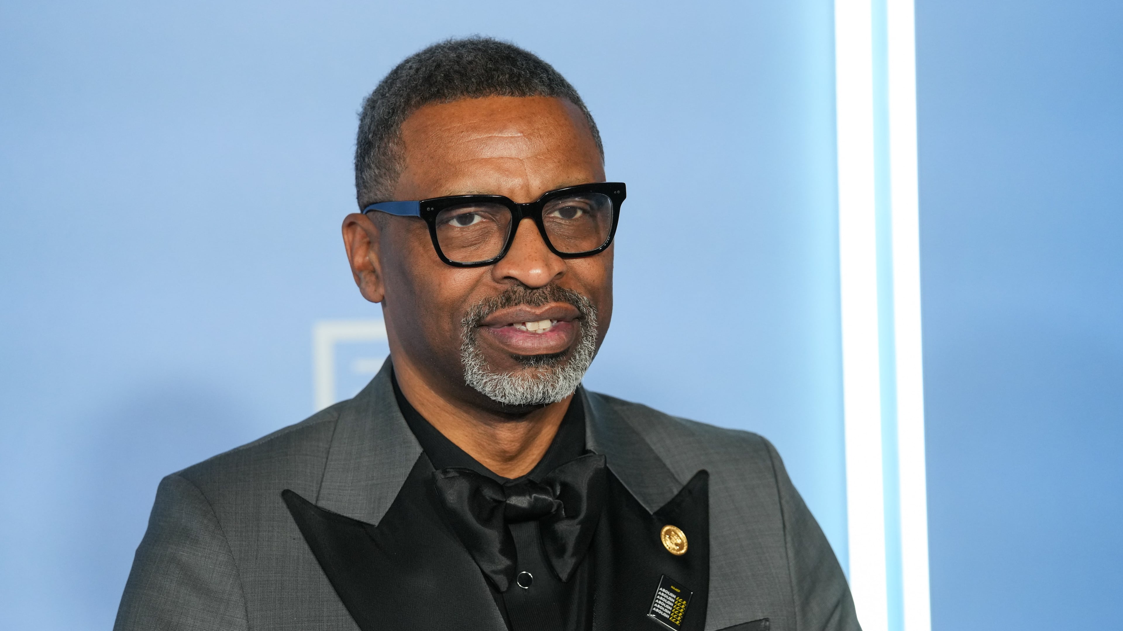 FILE - NAACP President Derrick Johnson arrives at the 57th NAACP Image Awards, Feb. 28, 2026, in Pasadena, Calif. (AP Photo/Chris Pizzello, File)