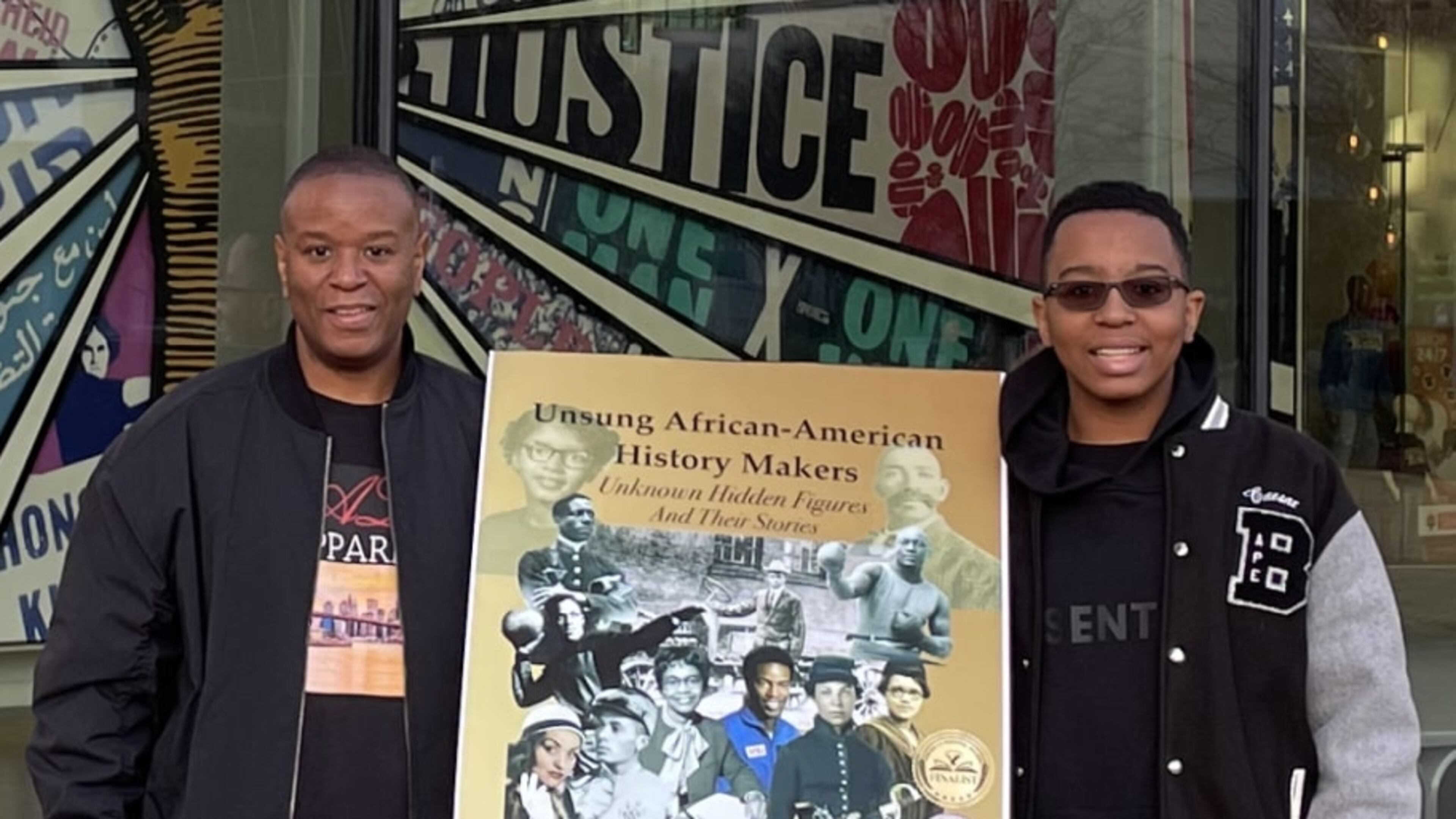 Michael Carson and Matthew Carson will be handing out 1,000 of the books they have written together at the National Center for Civil and Human Rights to celebrate Black History Month. (Family handout)