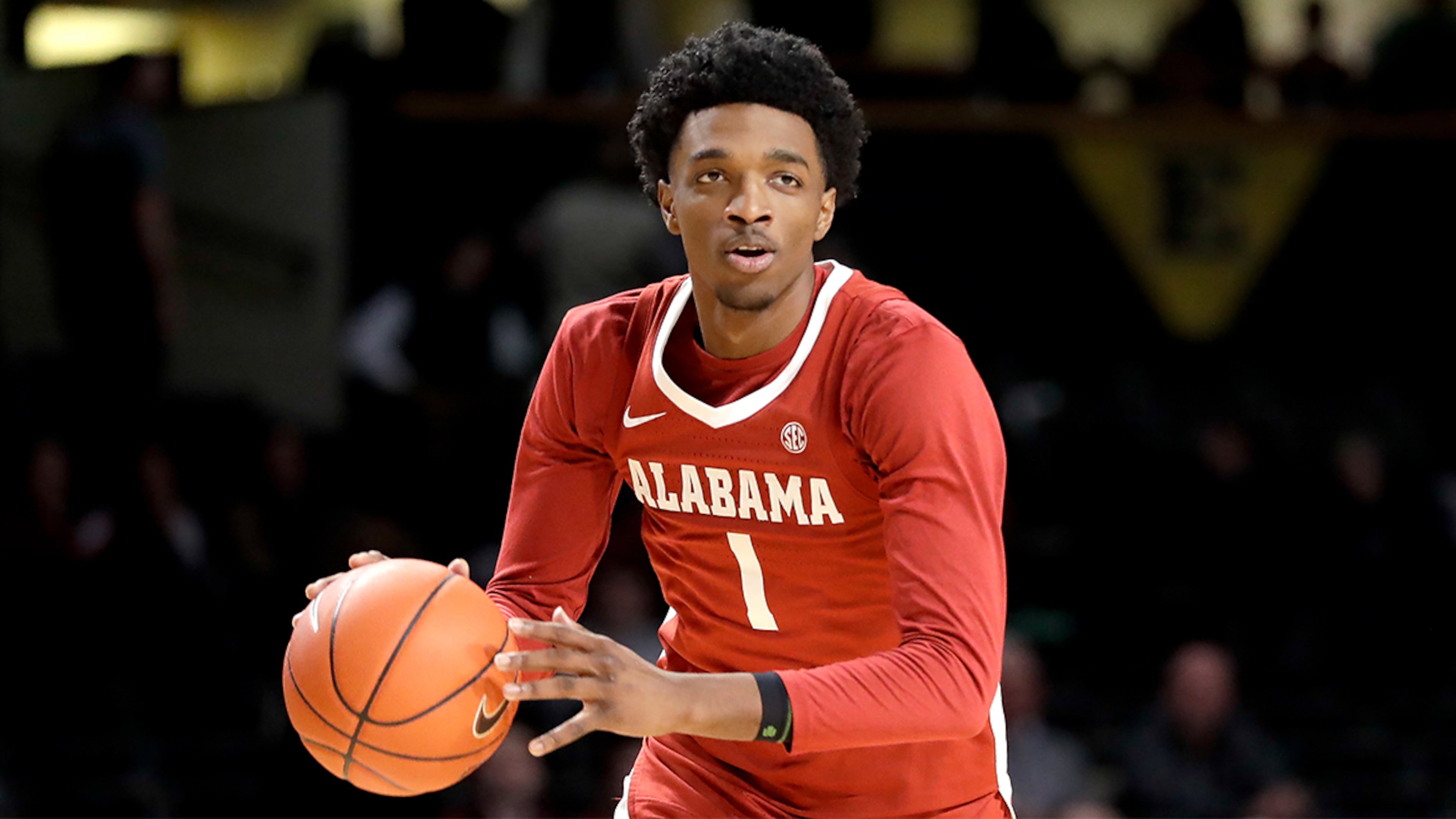 Alabama forward Herbert Jones averaged 5.5 points and 3.5 rebounds per game over three seasons.