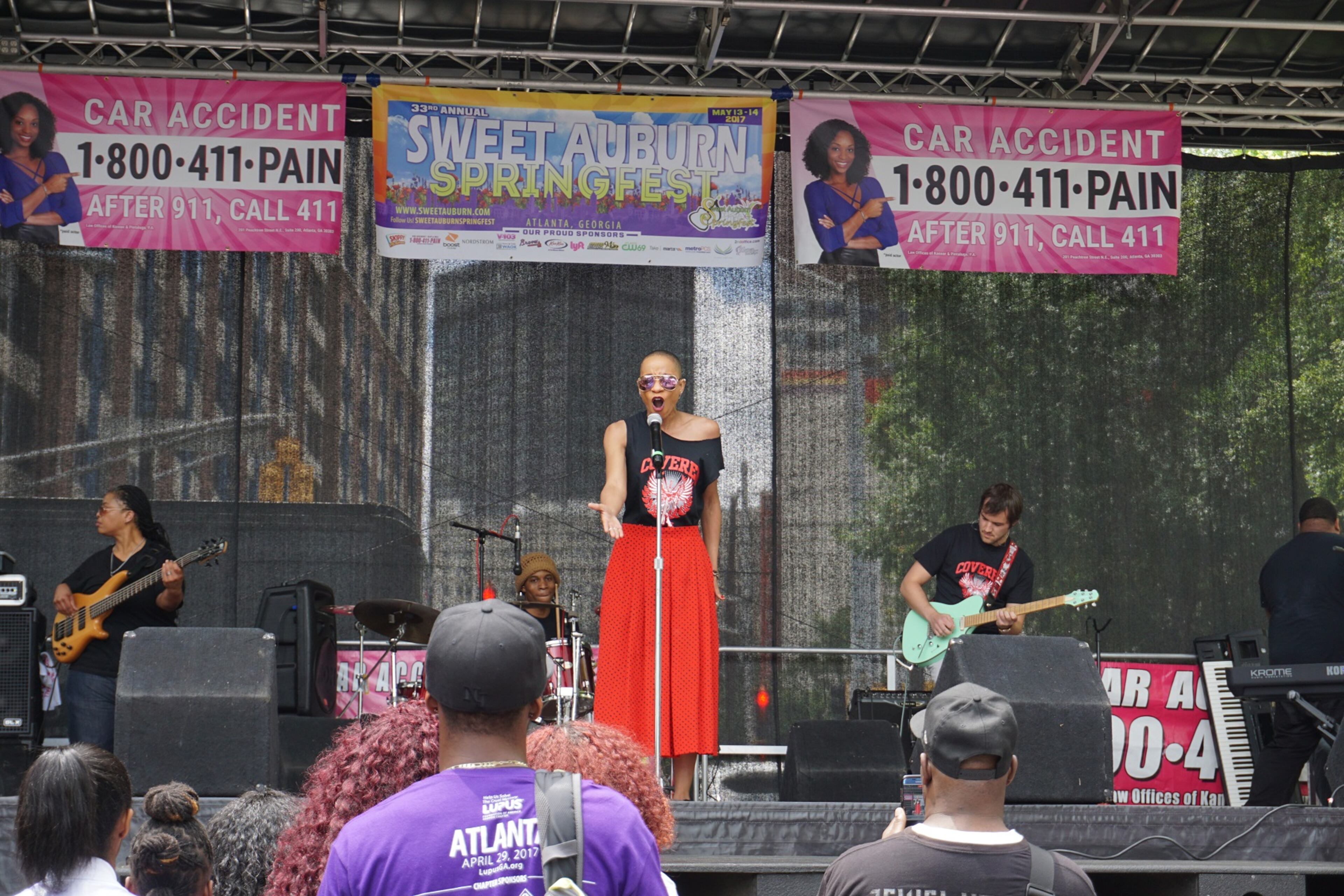 Covered, a gospel ministry, performed at the Sweet Auburn Festival 2017.