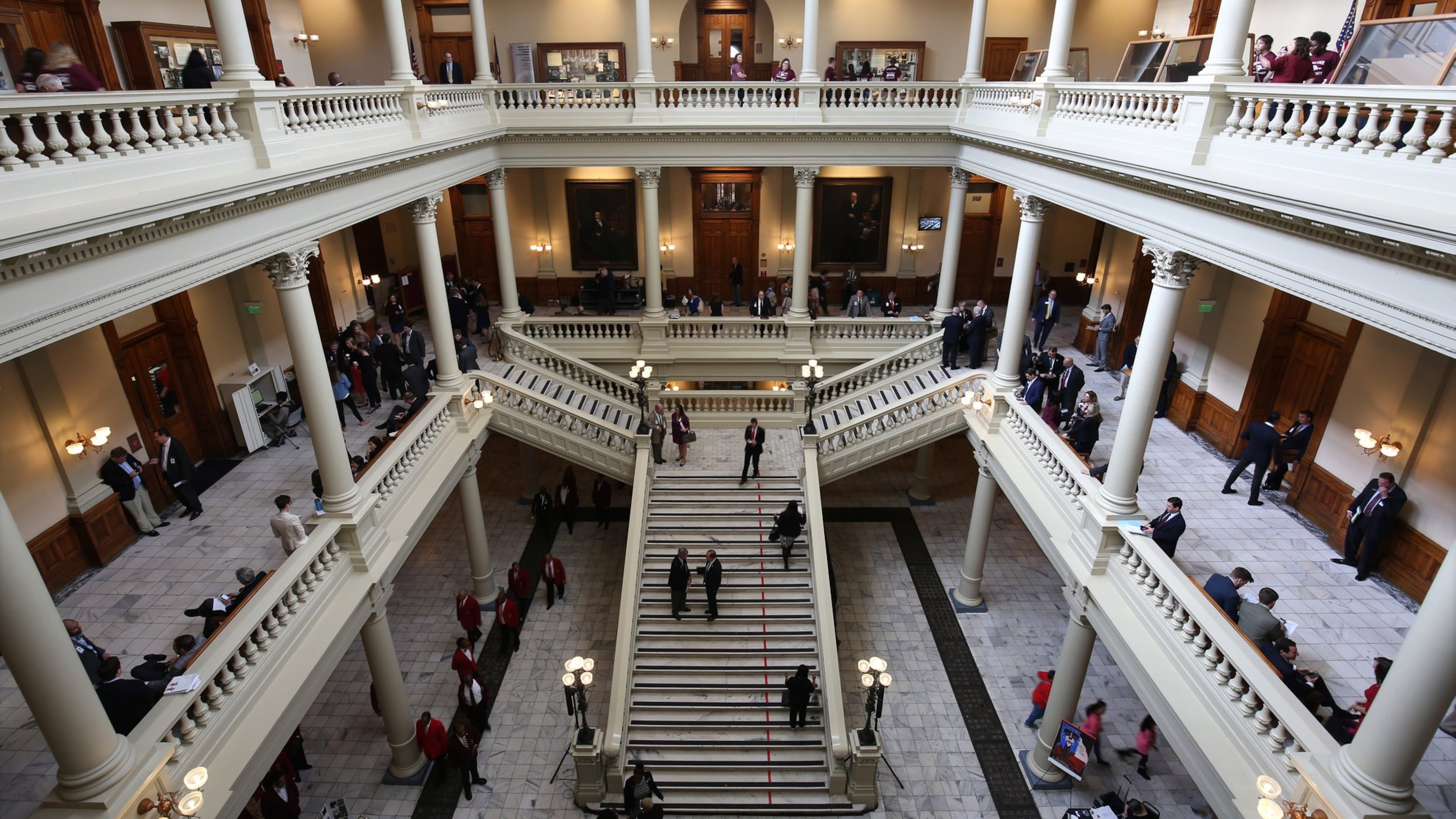 The south wing of the Georgia State Capitol in Atlanta. PHOTO / JASON GETZ
