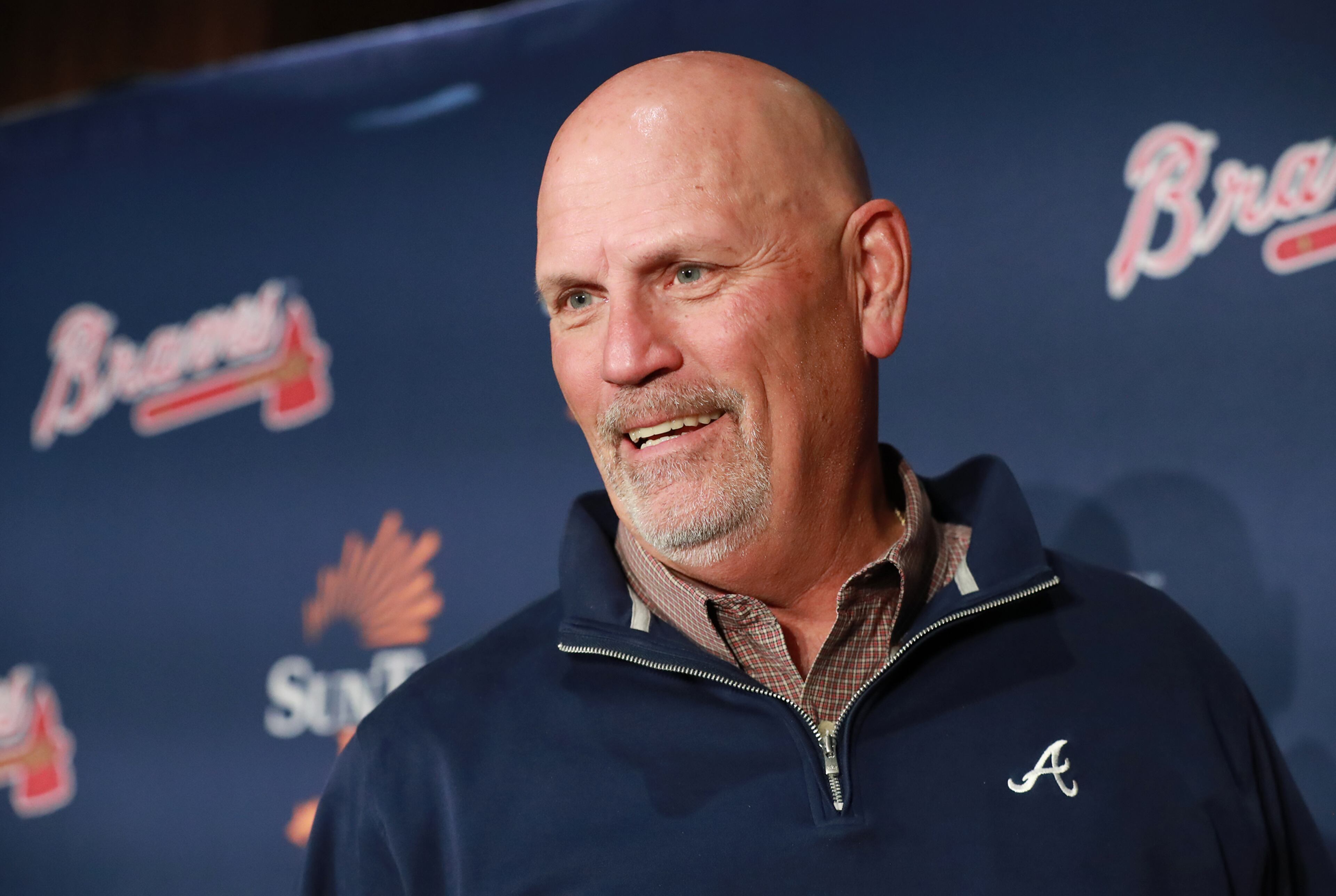 Nov 13, 2018 Atlanta: Atlanta Braves manager Brian Snitker holds a press conference at SunTrust Park winning National League manager of the year on Tuesday night, Nov. 13, 2018, in Atlanta. Curtis Compton/ccompton@ajc.com