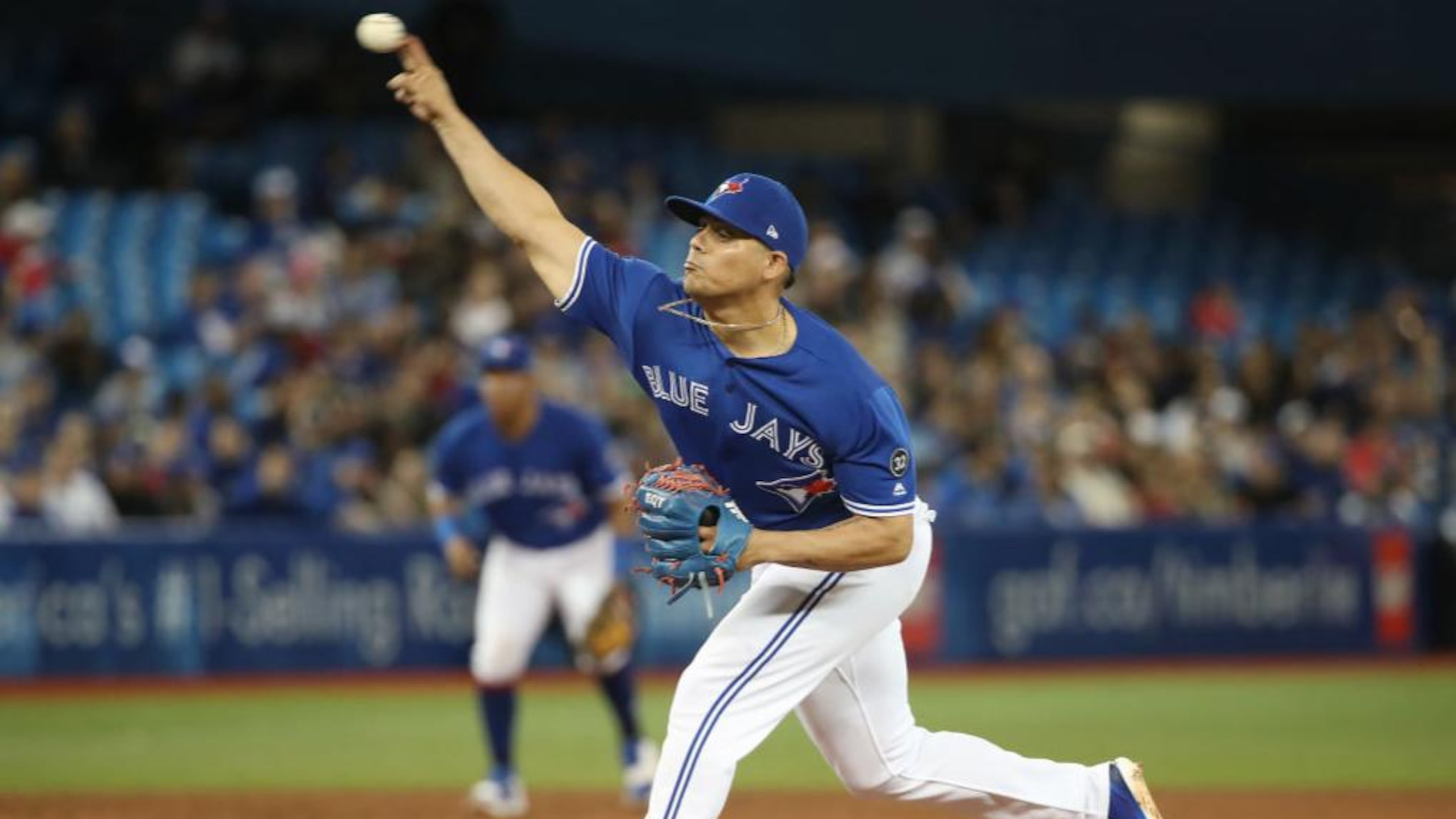 Toronto Blue Jays reliever Roberto Osuna was suspended for 75 games.
