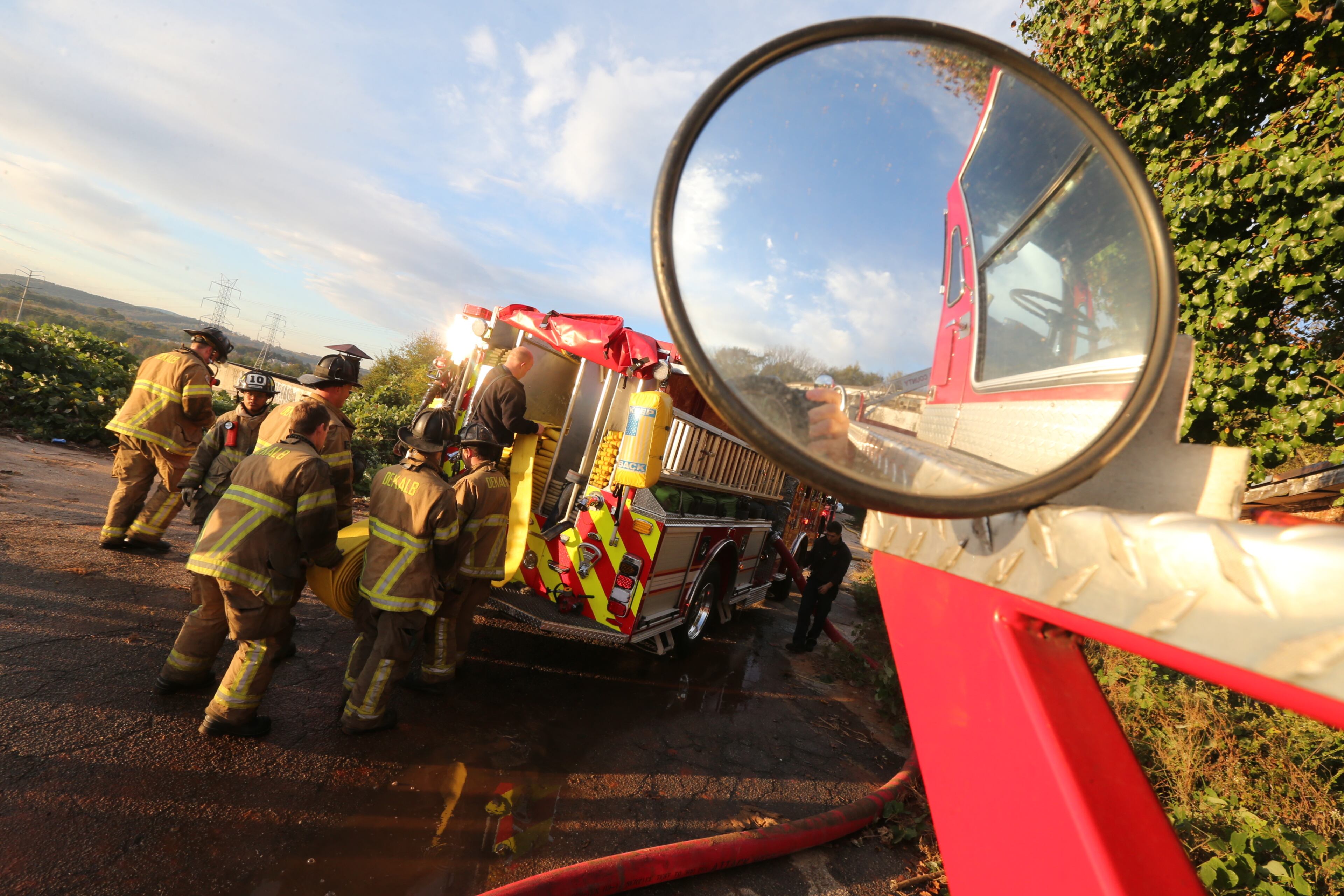 DeKalb firefighters were on the scene of a fire at the old Atlanta Prison Farm early Friday, Oct. 31, 2014. The cause of the fire may be vagrants camping in the abandoned structure at 1407 Key Rd. said DeKalb fire Capt. Eric Jackson.