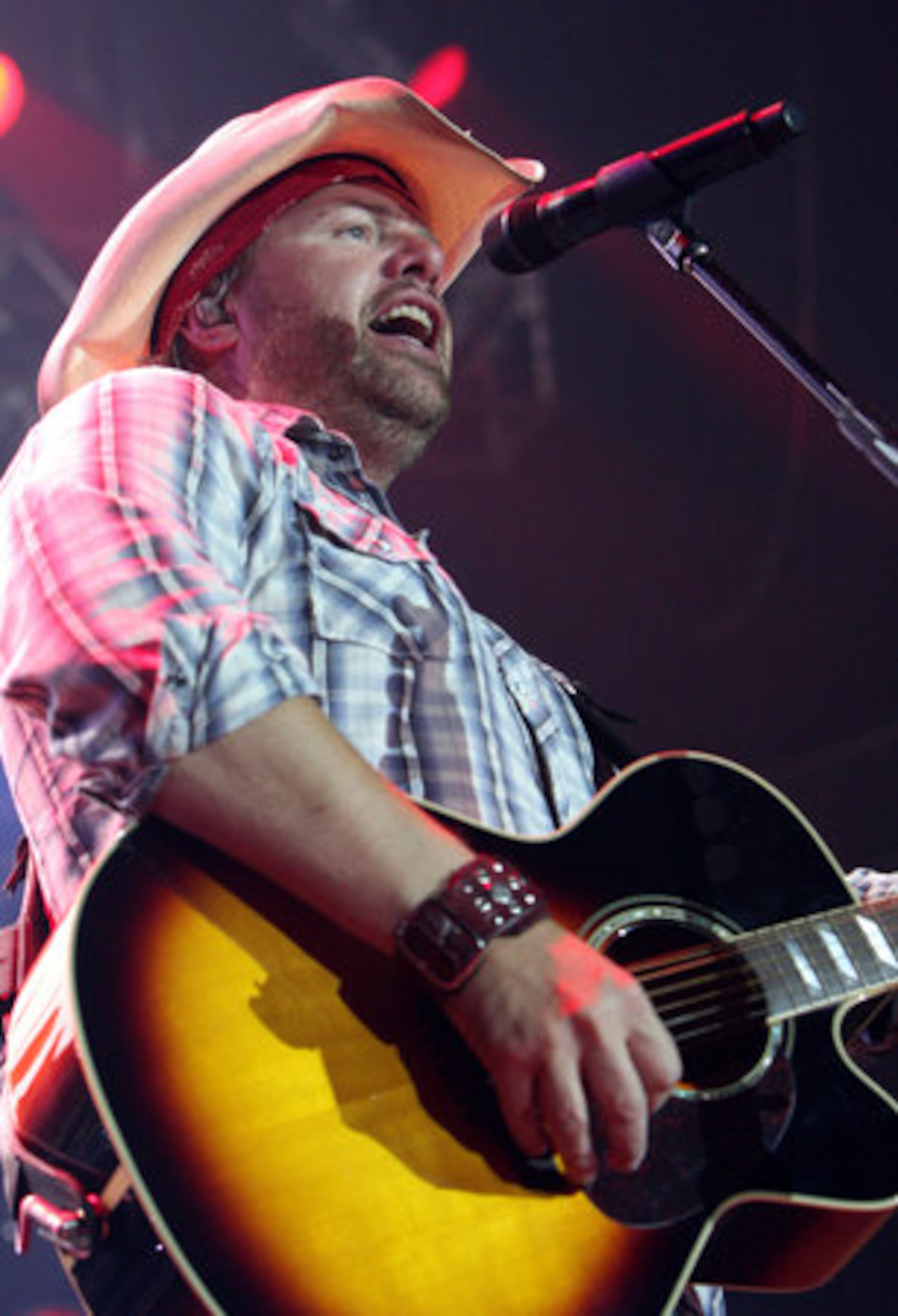 According to CMT.com, Toby Keith was born with the name Toby Keith Covel on July 8, 1961, in Clinton, Okla. The family moved to Oklahoma City when Keith was young, and it was there he became interested in the musicians who worked in his grandmother's supper club.