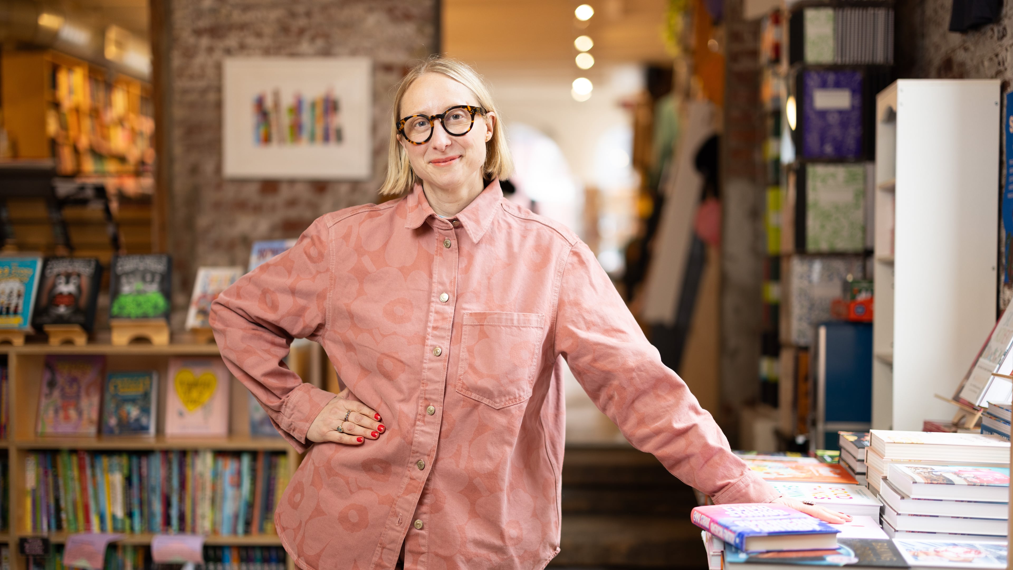 Author Emma Straub poses for a portrait in New York on Monday, March 23, 2026. (Photo by Matt Licari/Invision/AP)