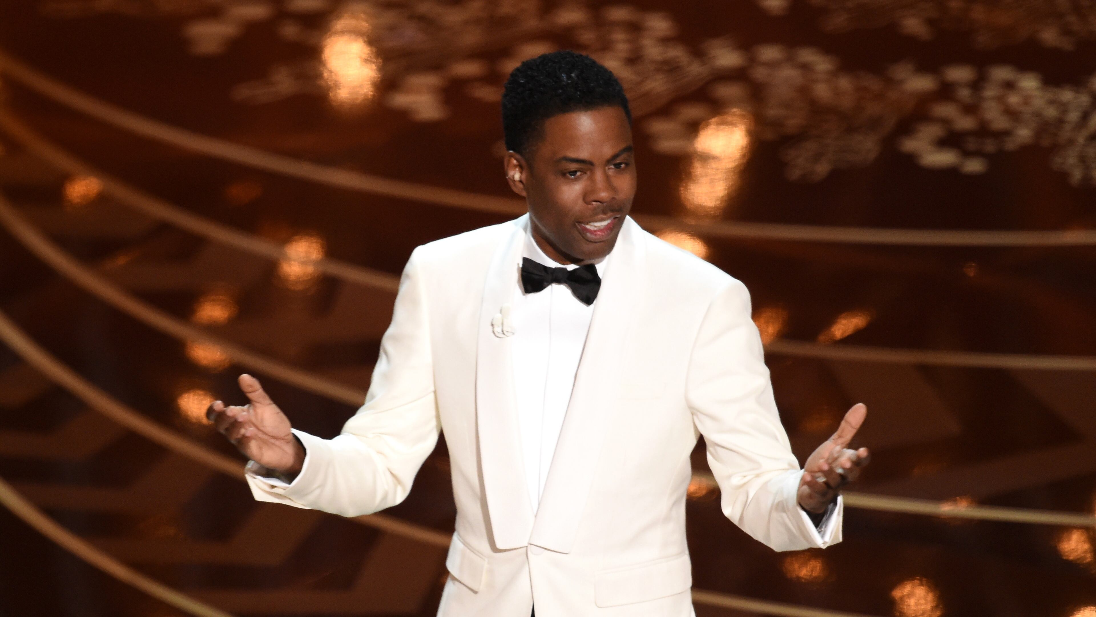 Chris Rock at the Academy Awards in 2016. He will be at the Fox Theatre the rest of this weekend. CREDIT: Getty Images